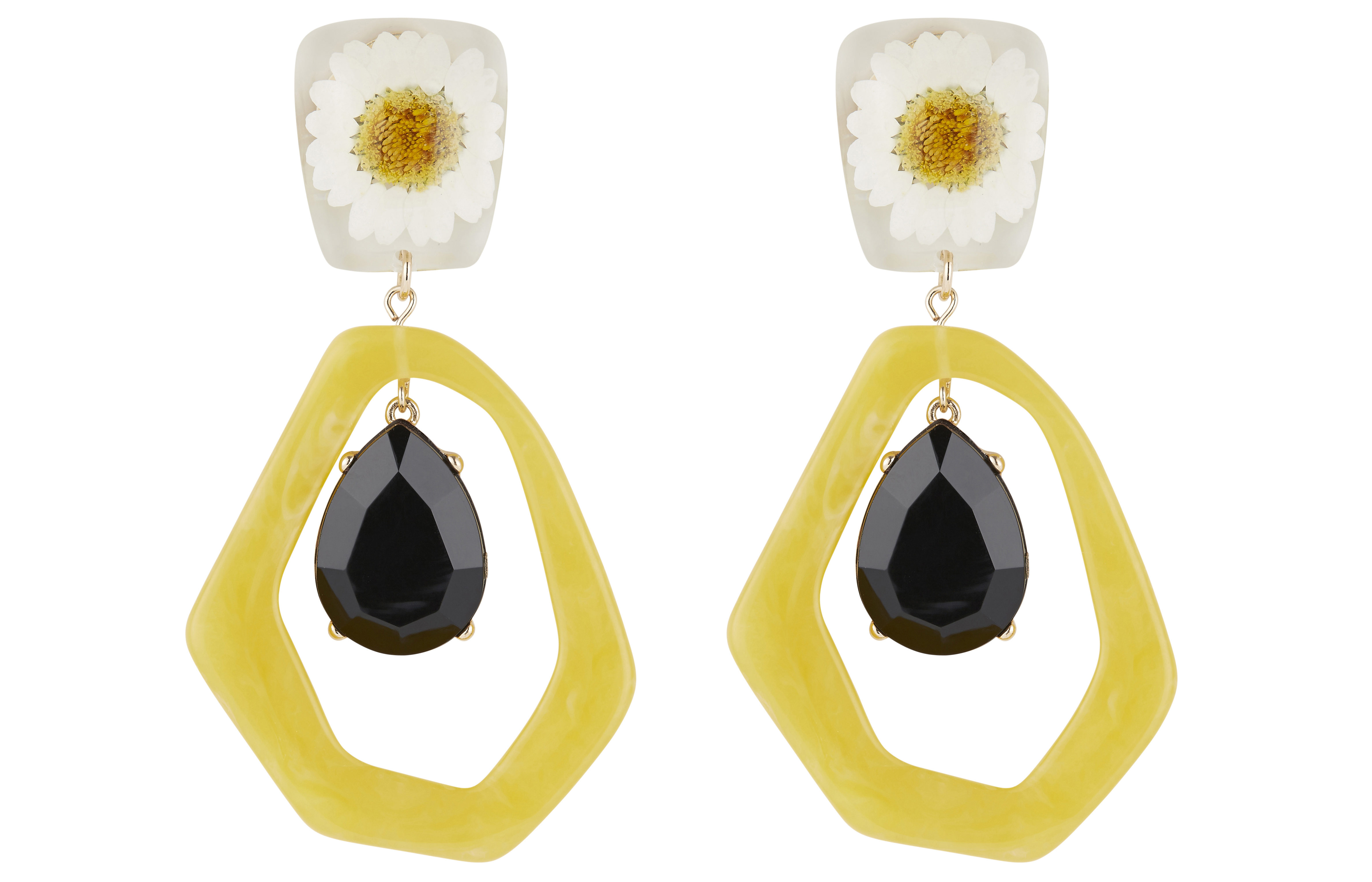 Marks and Spencer Collection Flower Drop Earrings