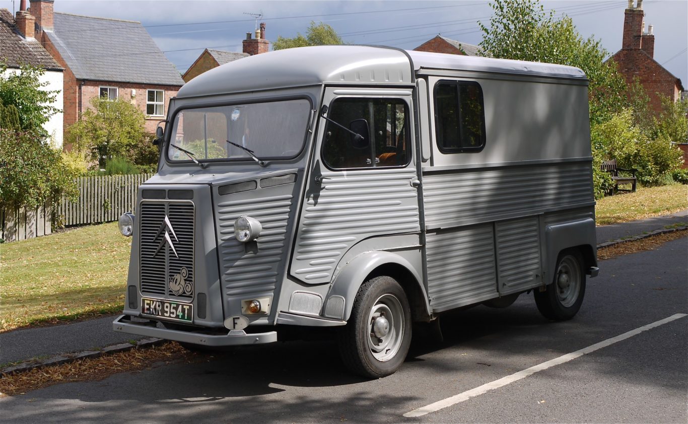 The Citroen HY is a familiar sight at music festivals