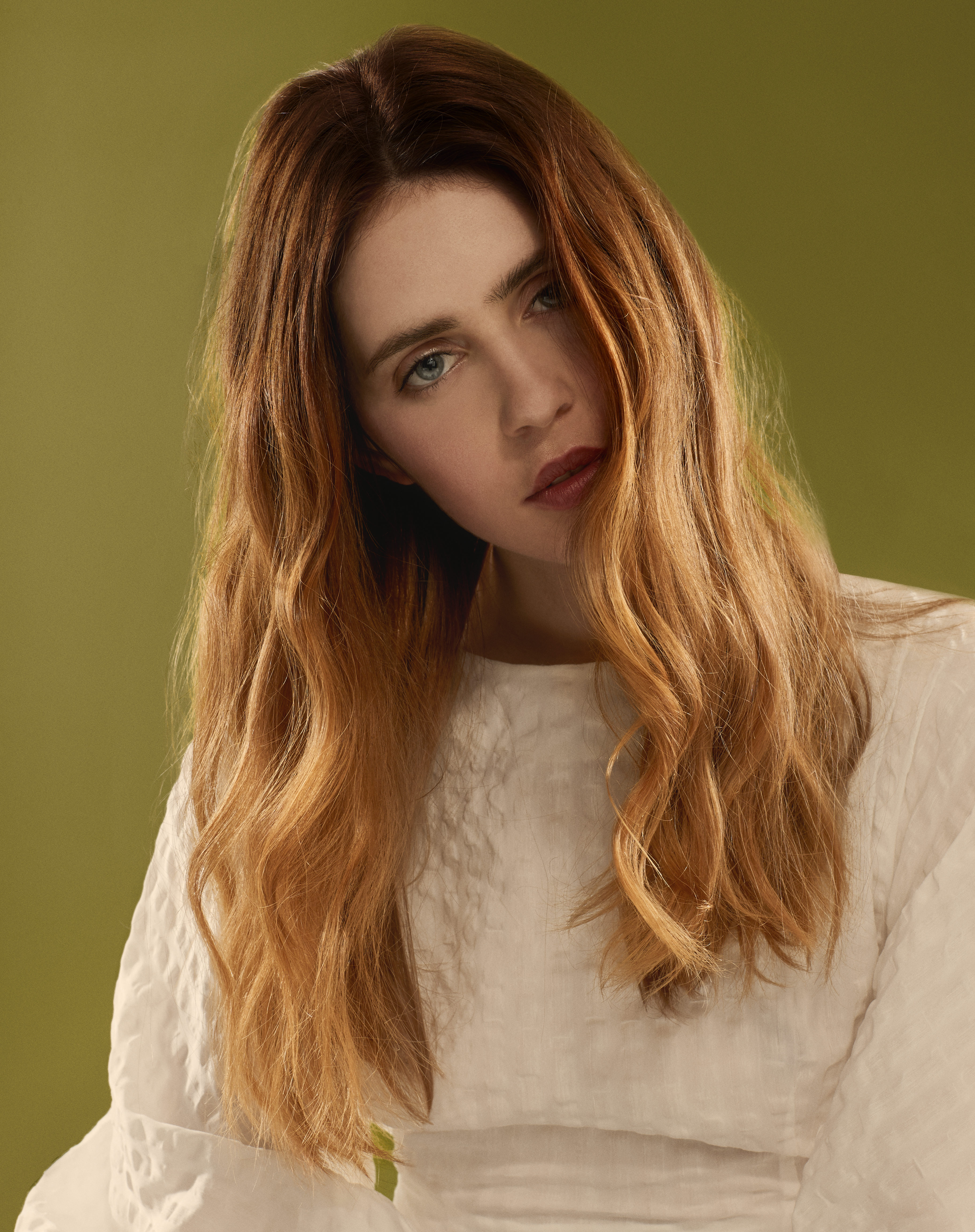 model with haze glazing hair colour technique