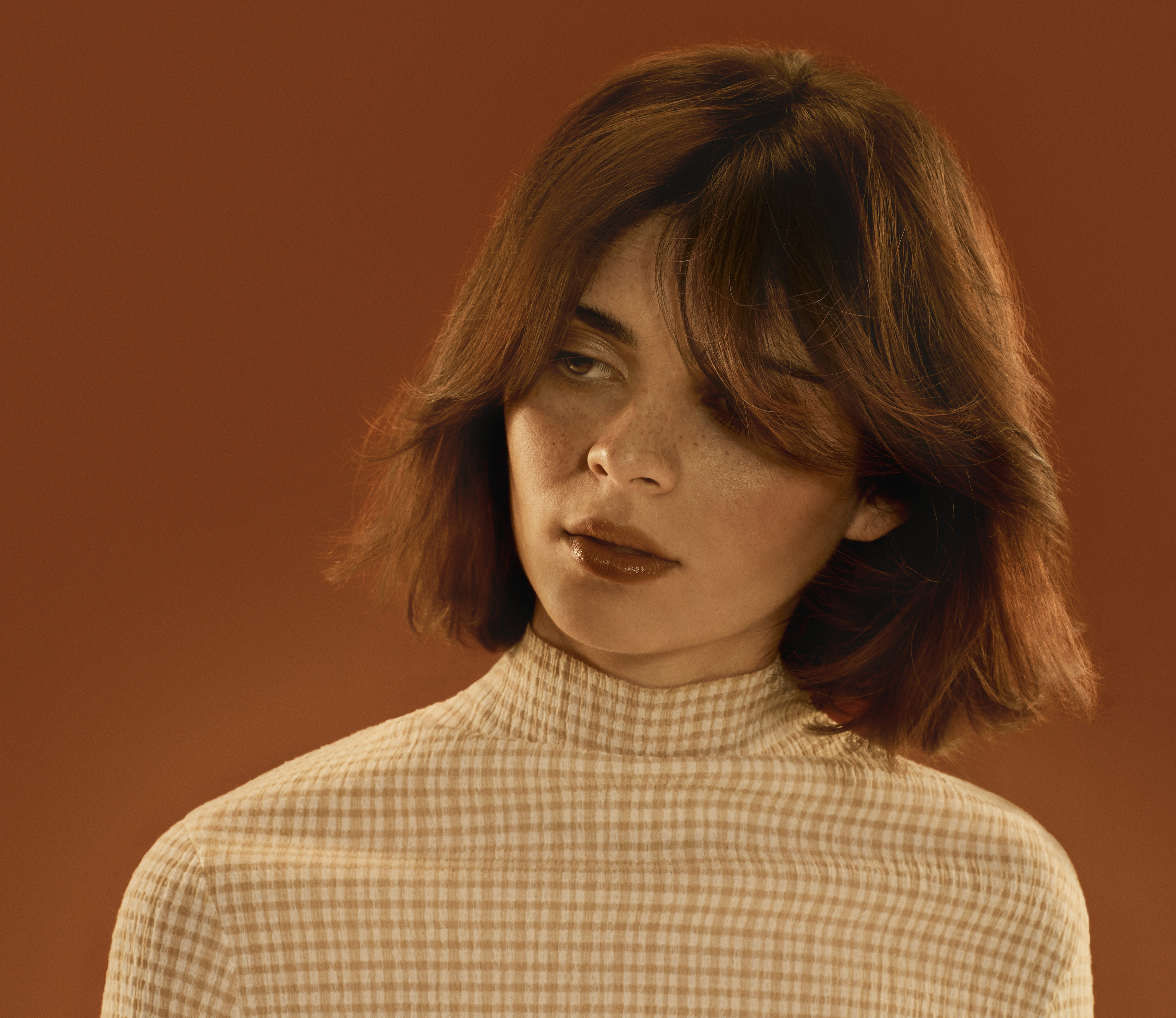 model with haze glazing hair colour technique