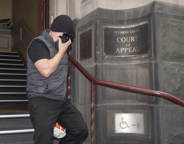 David Hingst leaves the Court of Appeal in Melbourne