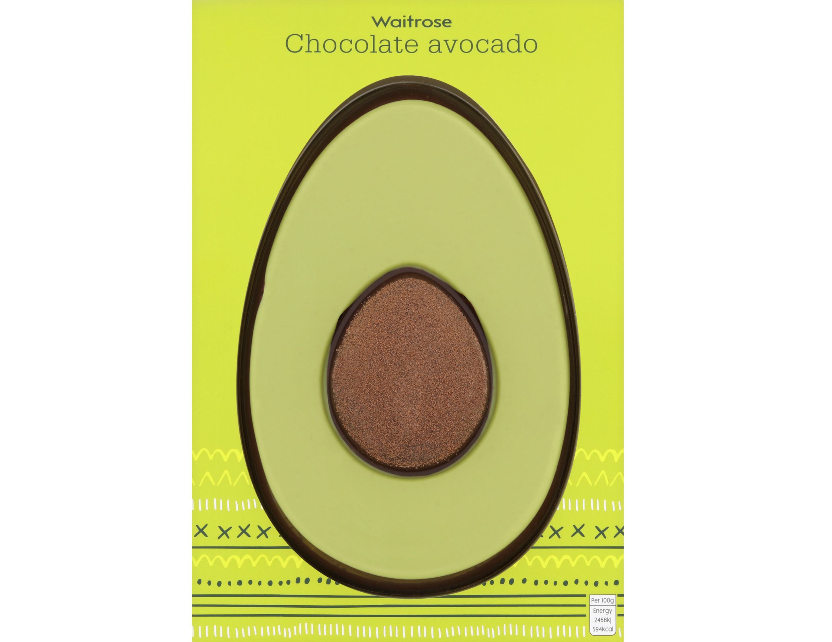 Waitrose chocolate avocado (Waitrose/PA)