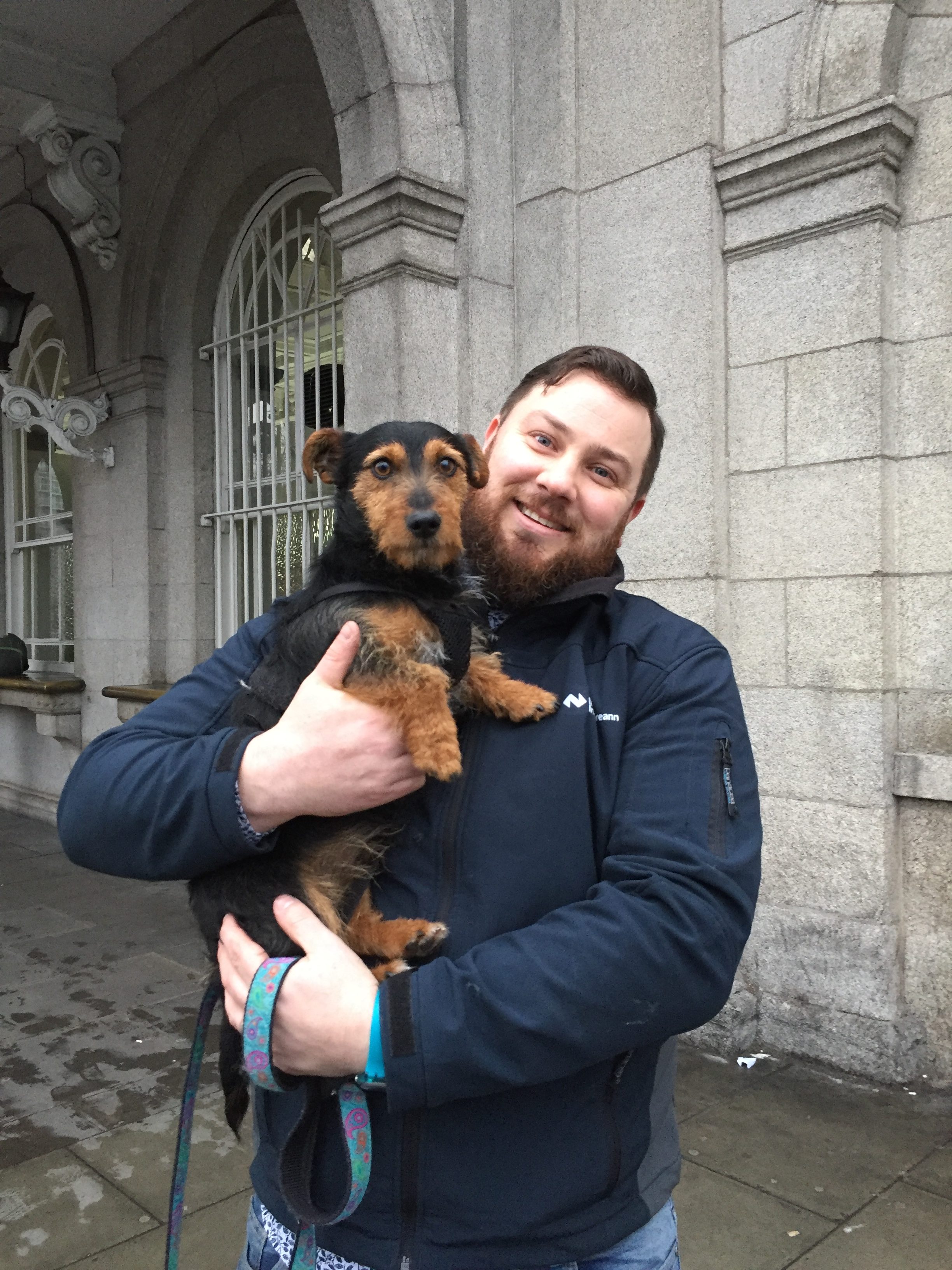 Ted Maher with Hamish