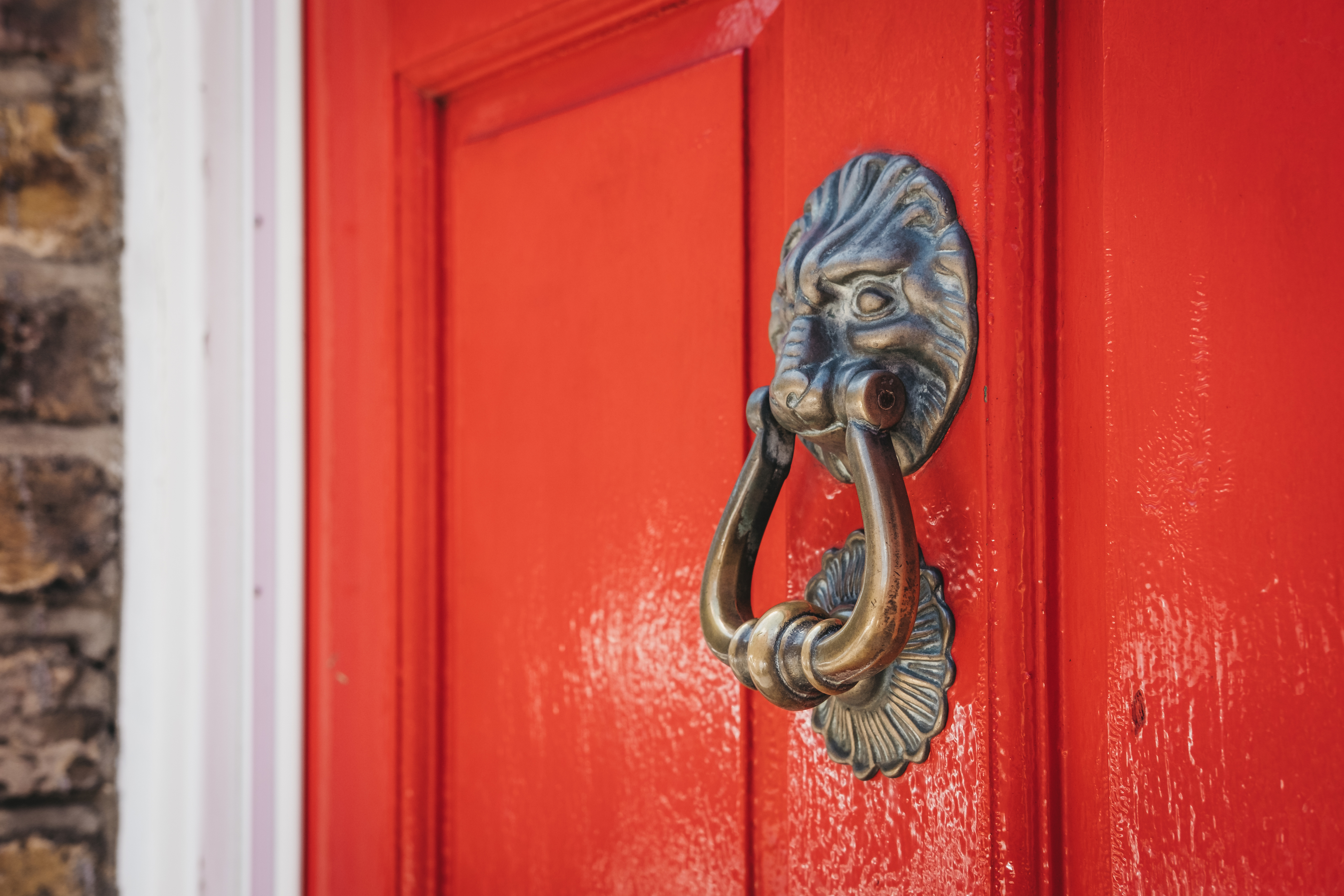 Lion's head knocker