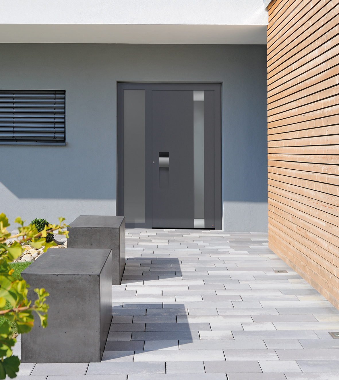 A metal door