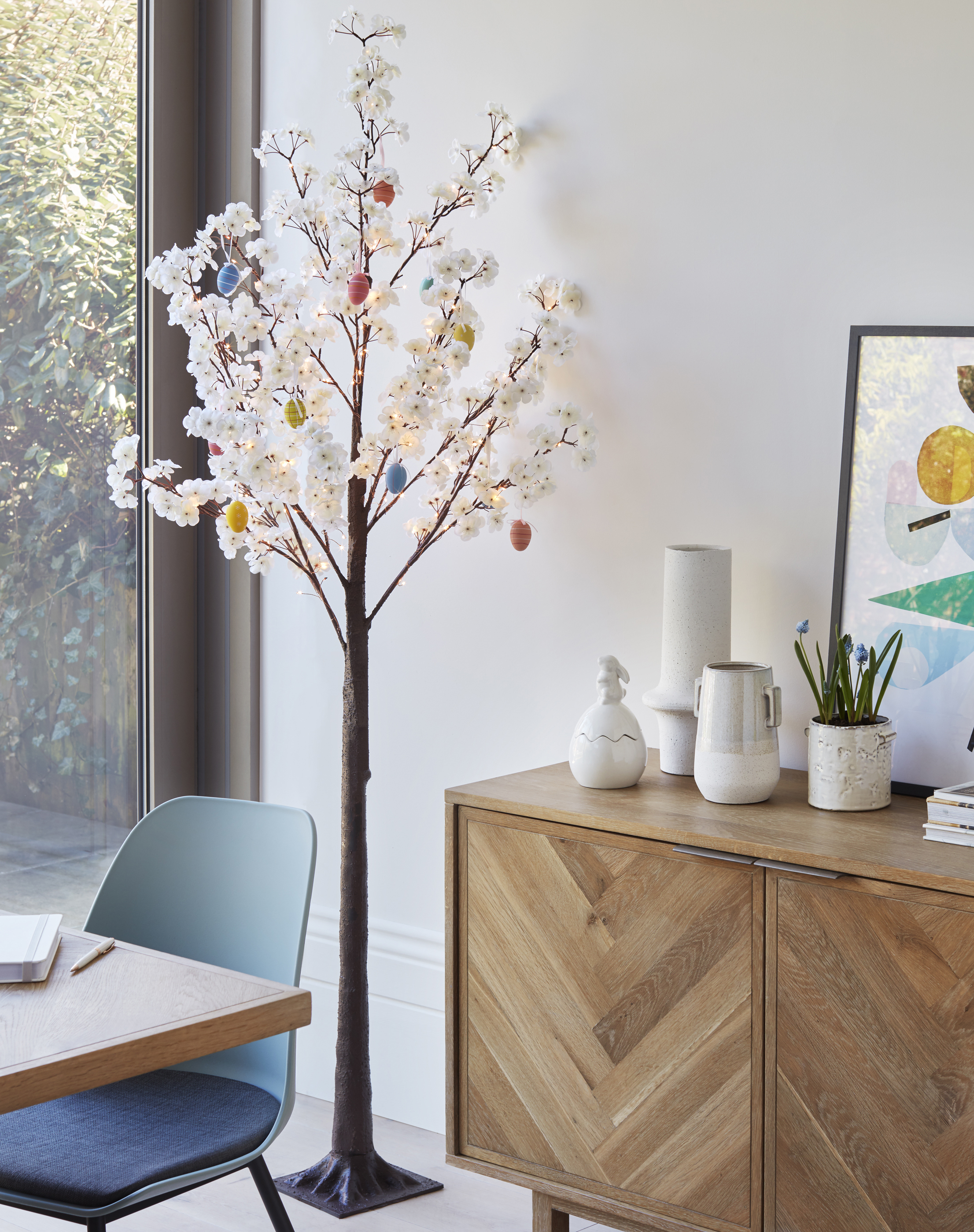 Pre-Lit Blossom Tree, 210 cm, £120, John Lewis (John Lewis/PA)