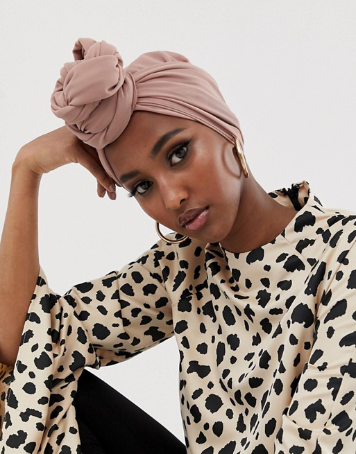 Verona chiffon maxi headscarf in dusty rose, £11 on ASOS
