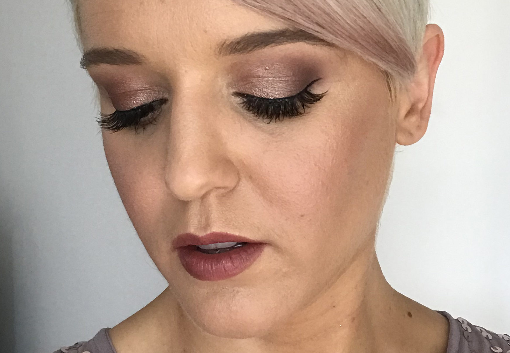 Katie Wright after a make-up appointment with Beyou app