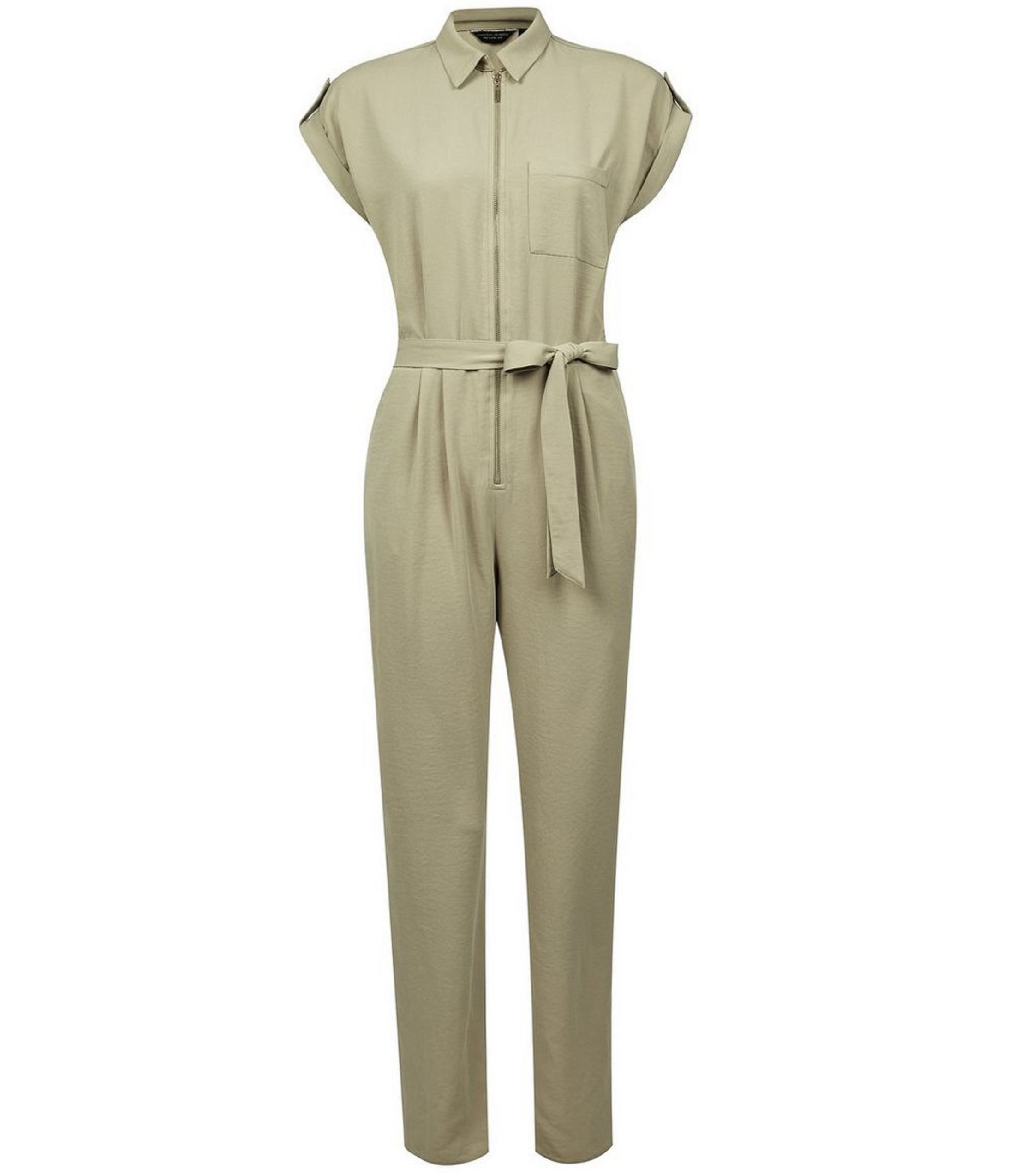Dorothy Perkins Khaki Short Sleeve Boilersuit