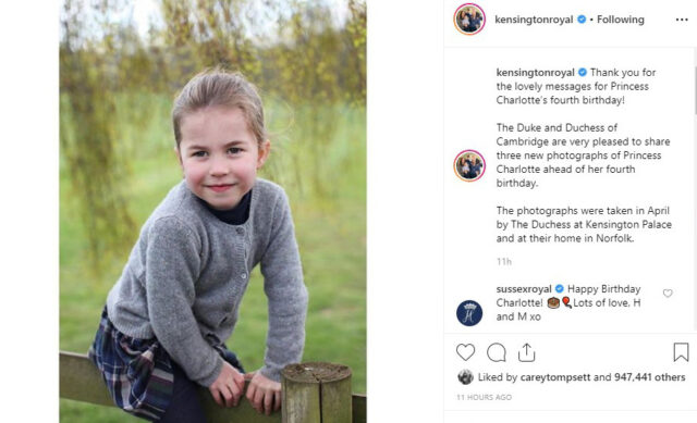 The Sussexes' birthday wishes