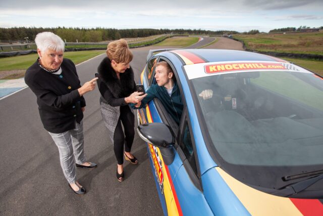 Adverts featuring grandmothers appearing in their grandsons' cars have been launched by the Scottish Government and Road Safety Scotland (A campaign attempting to reduce crashes involving young Scottish men will encourage them to imagine their gran is in the car (Chris James/PA)