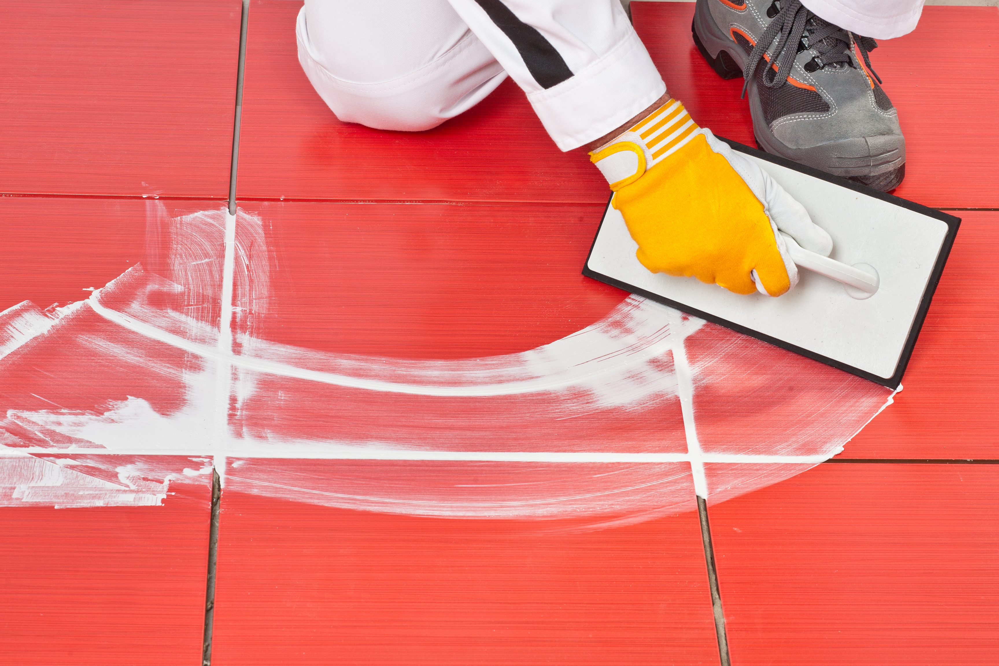 Grouting tile