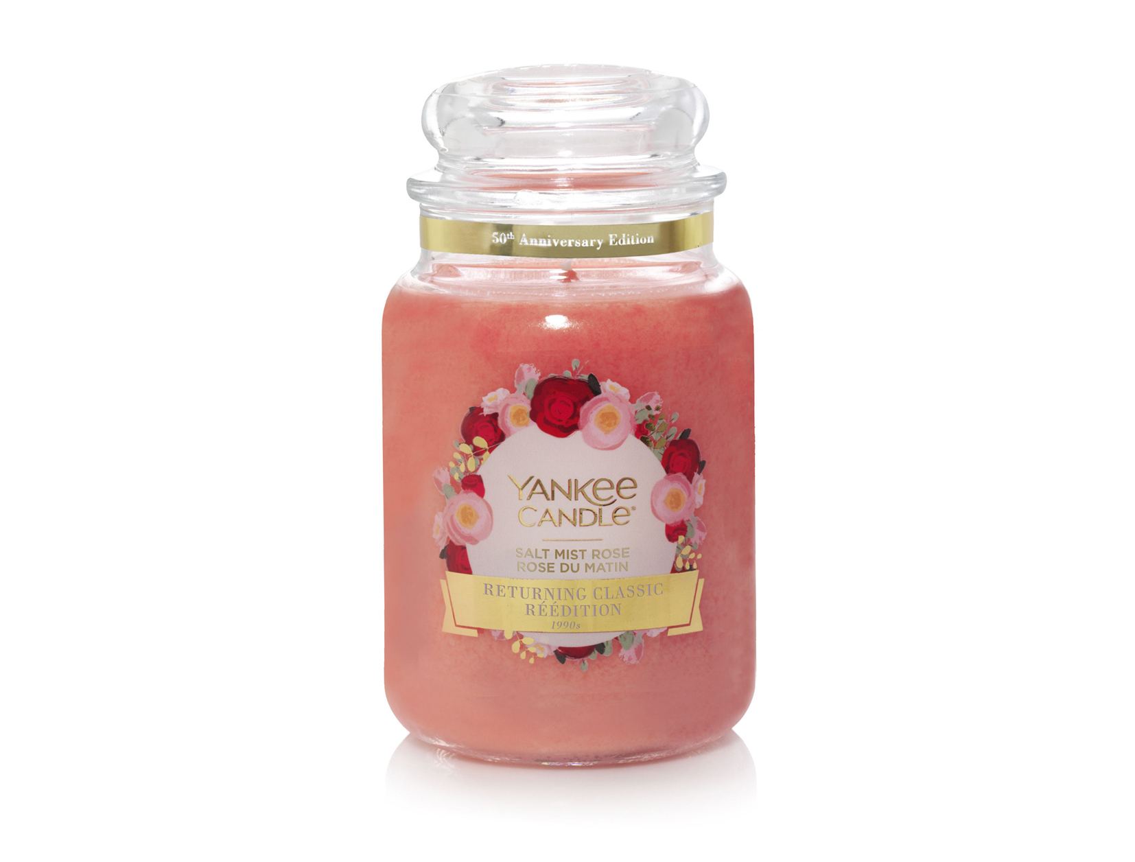 Yankee Candle Salt Mist Rose candle
