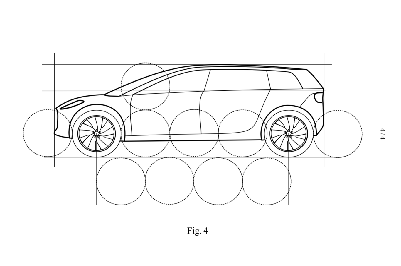 The vehicle features space for seven people