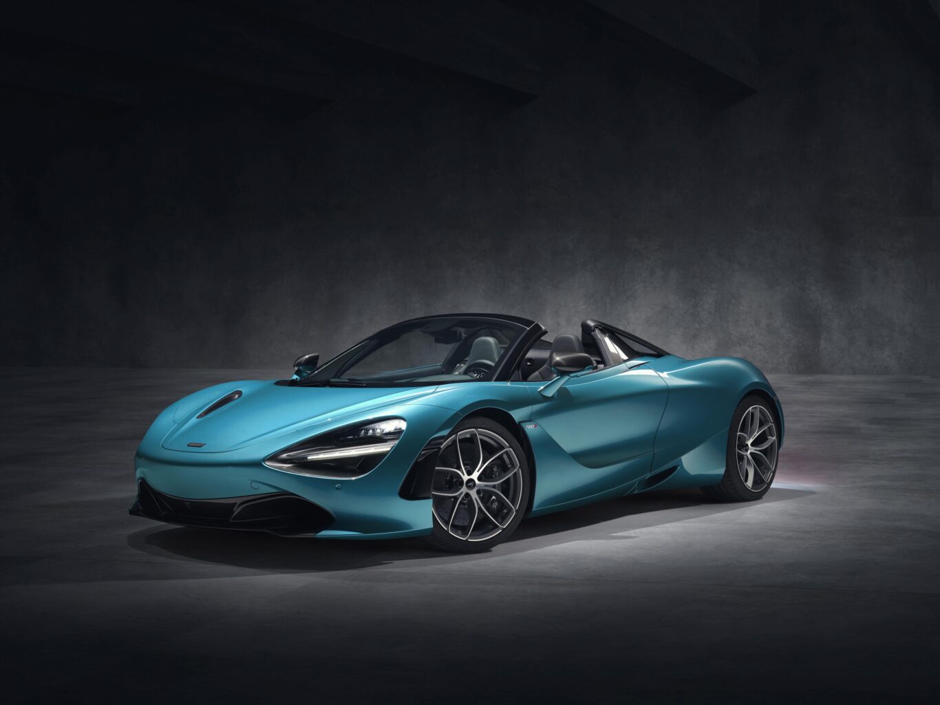 The 720s Spider is enormously powerful