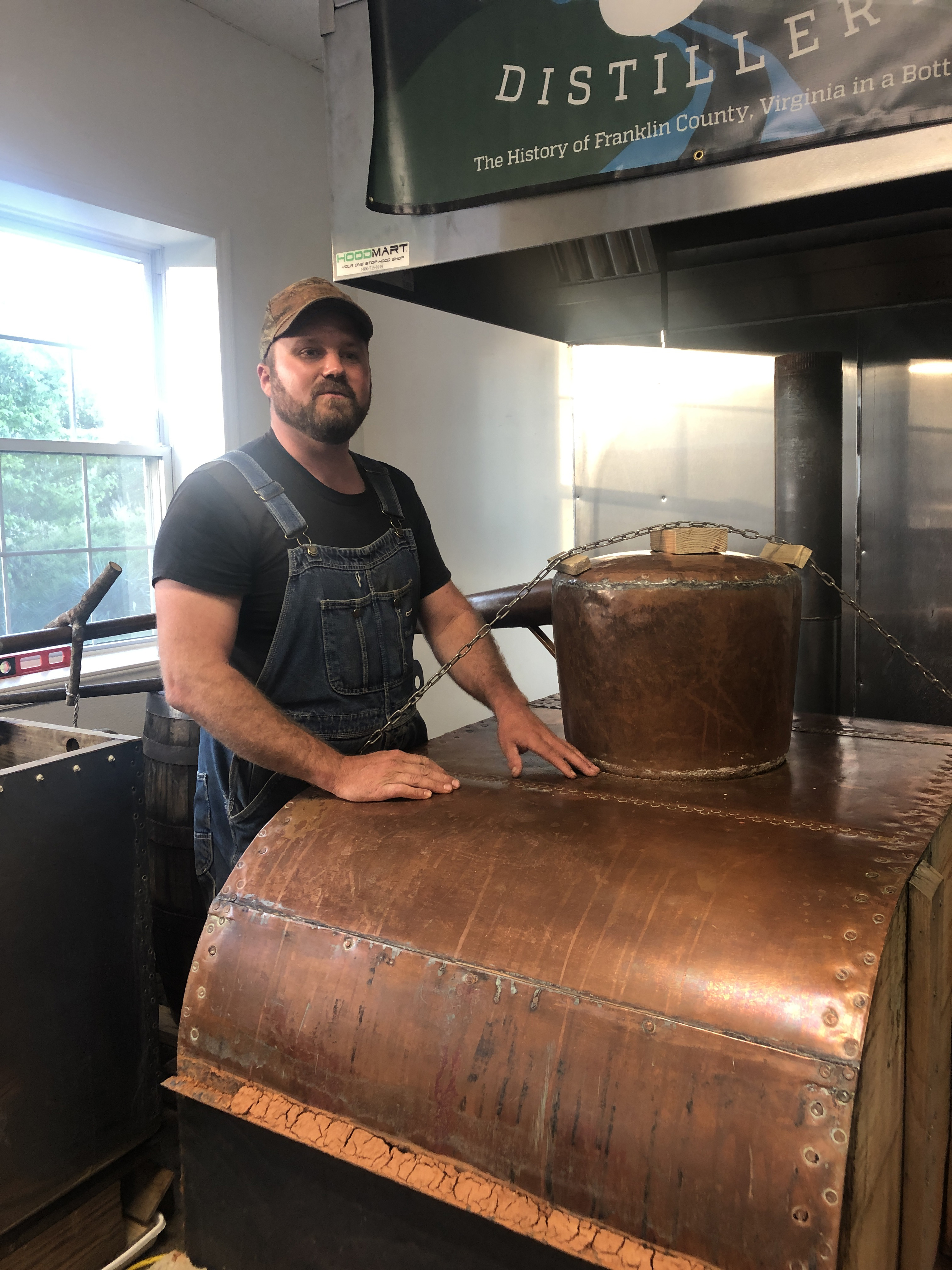 Chris Prillaman, owner and founder of Twin Creeks Distillery (Emilia Harris/PA)