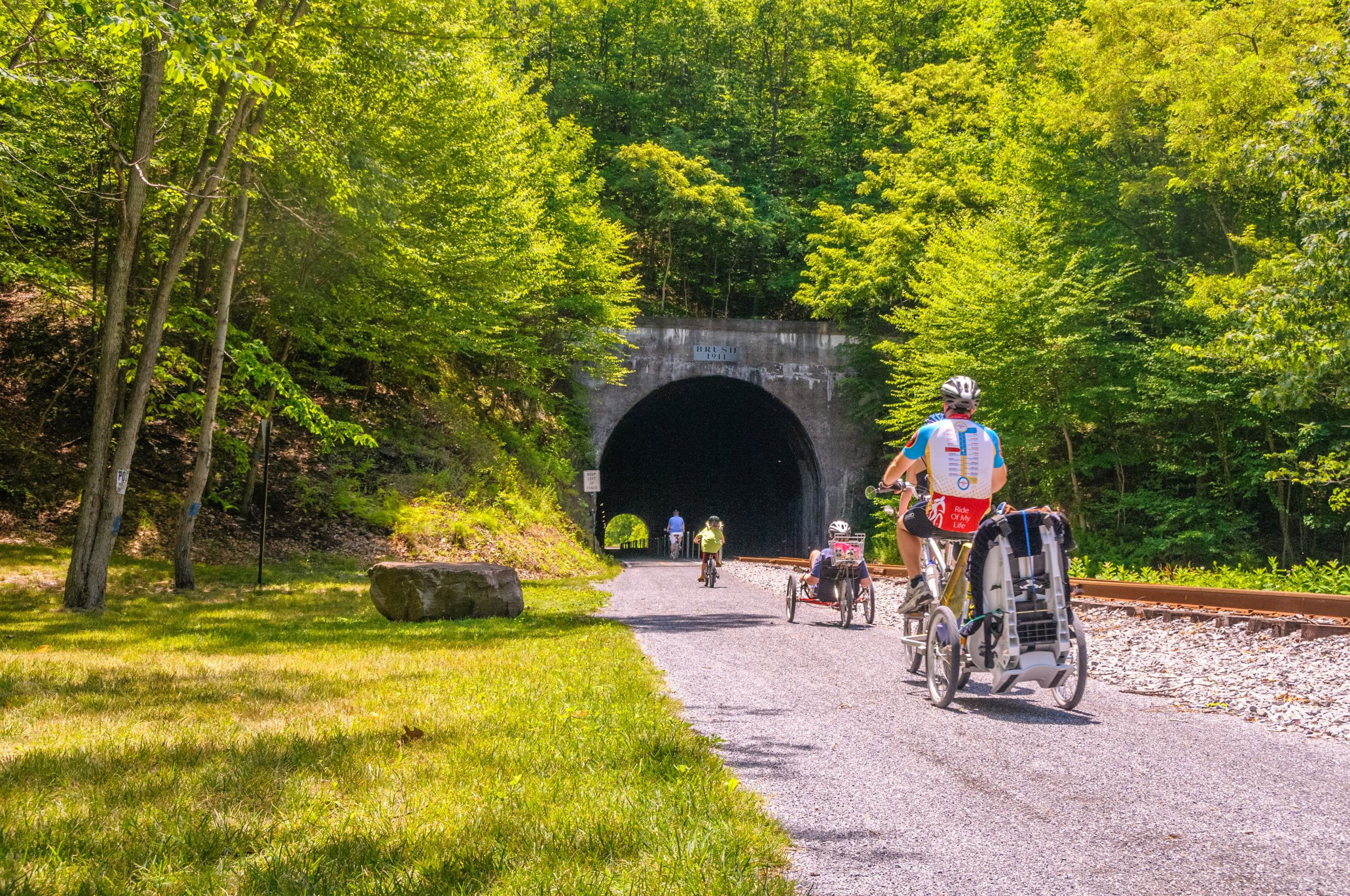 Biking trails of The Great Allegheny Passage (Brand USA/PA)