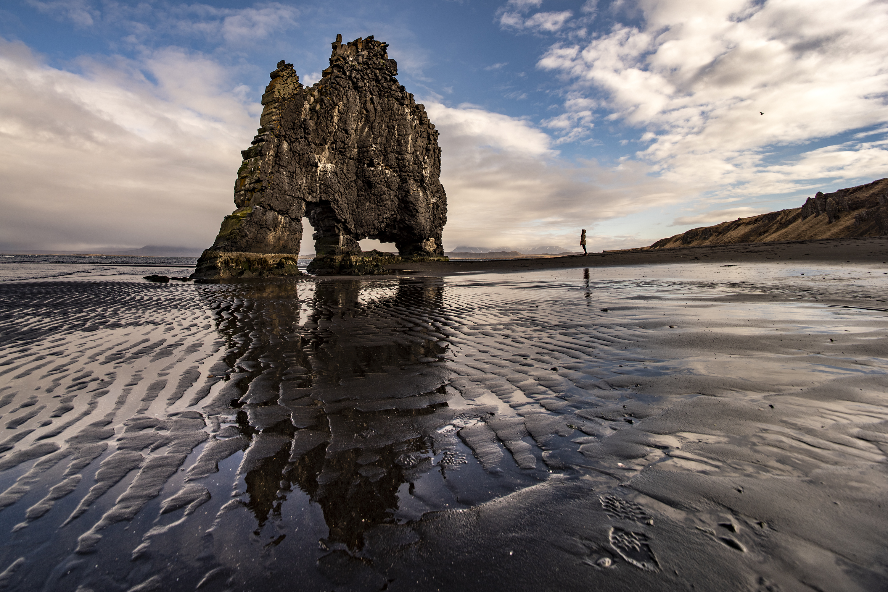 The Hvitserkur sea stack (Renato Granieri/PA)
