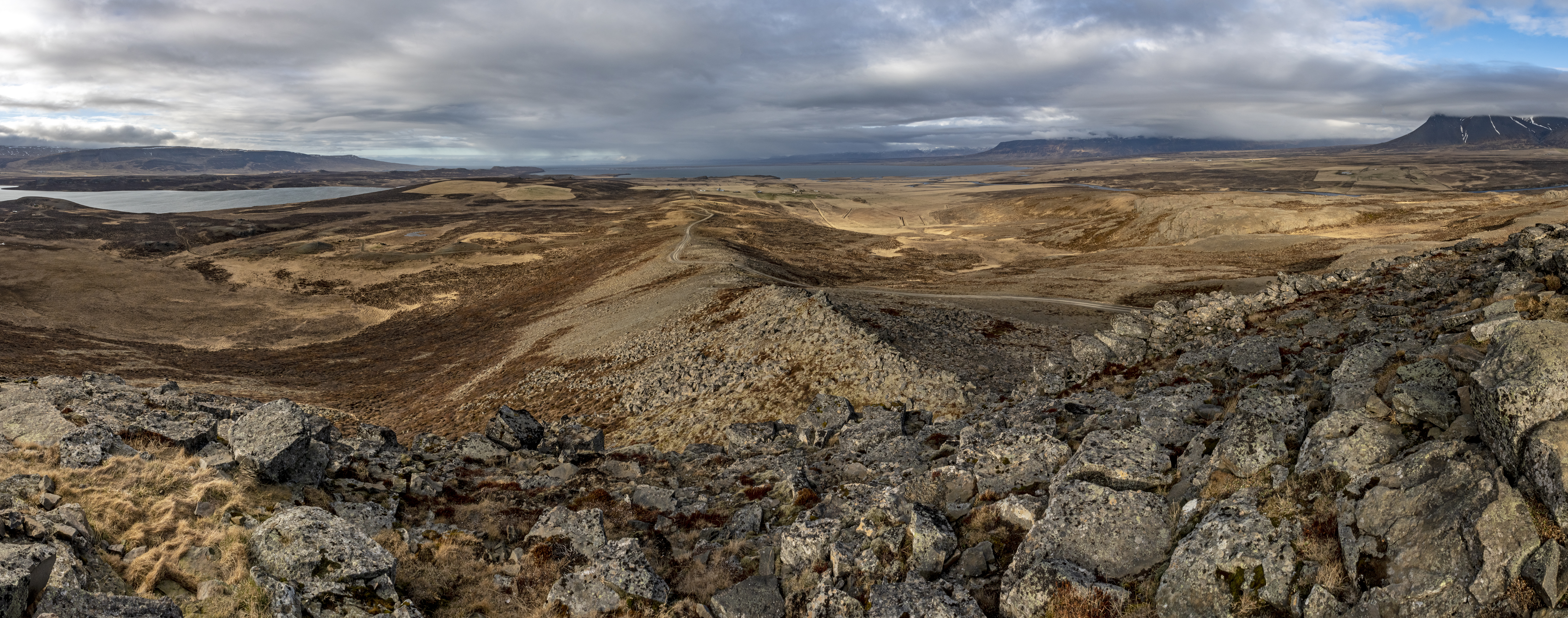 Borgarvirki, a volcanic plug which may have been used as a fortress (Renato Granieri/PA)