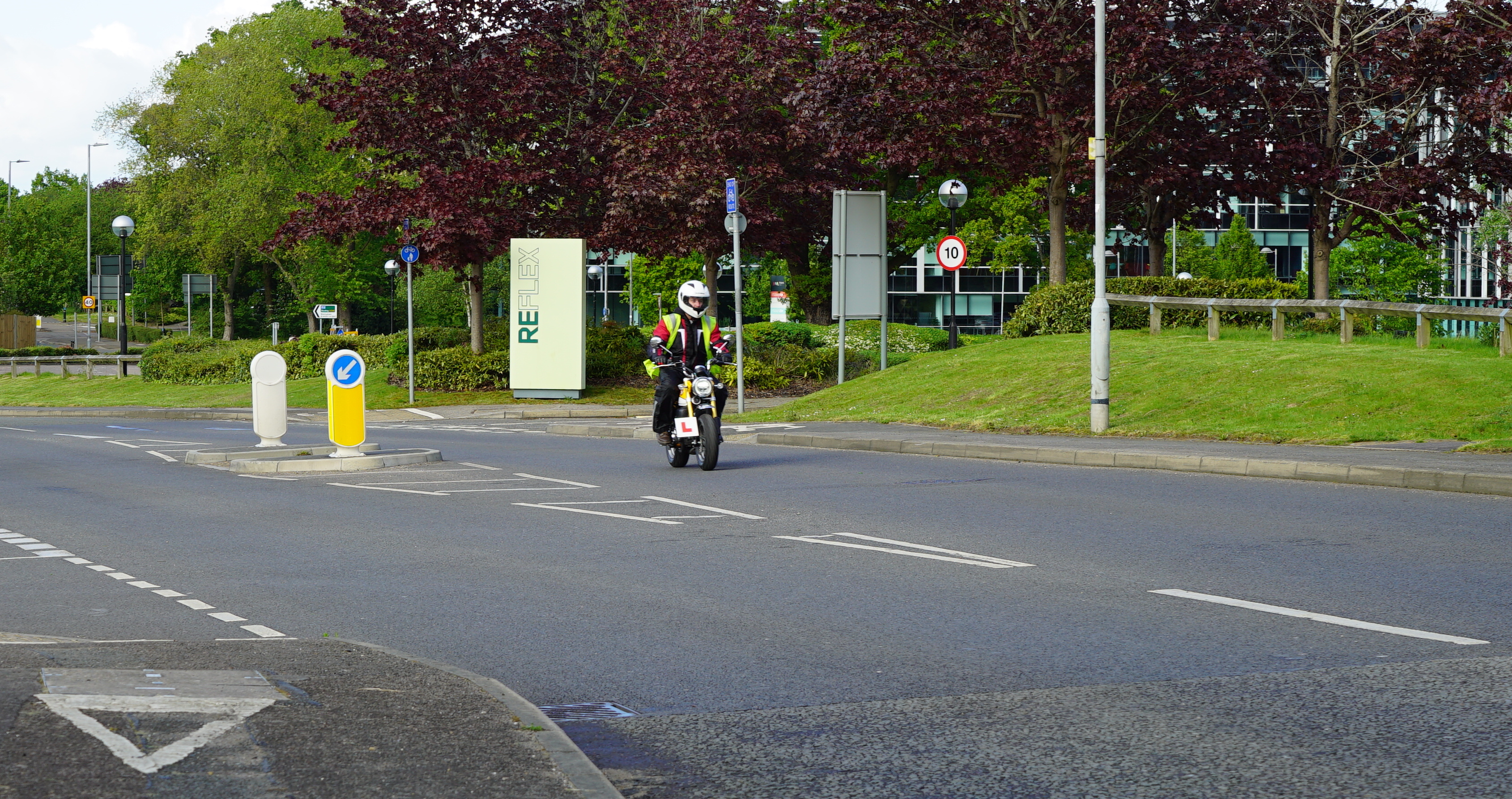 The CBT includes a large section of road driving