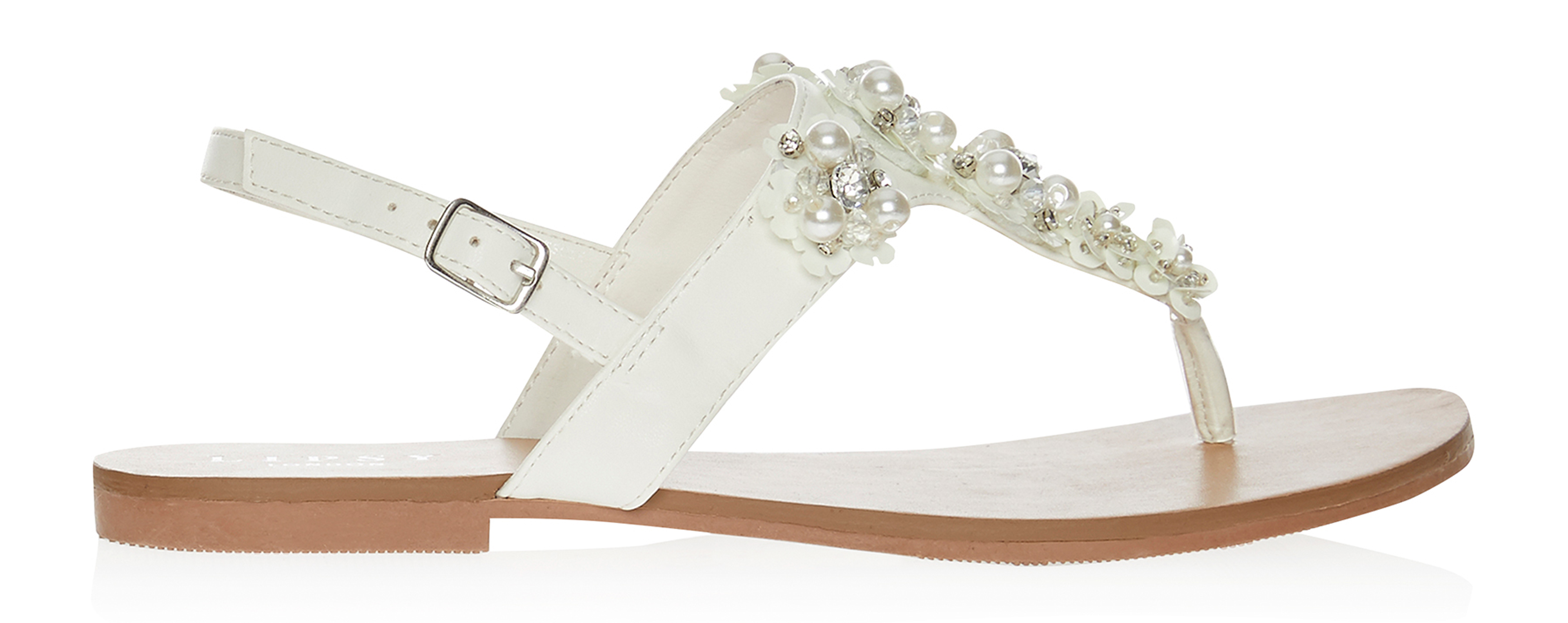Lipsy Flower Embellished Sandals