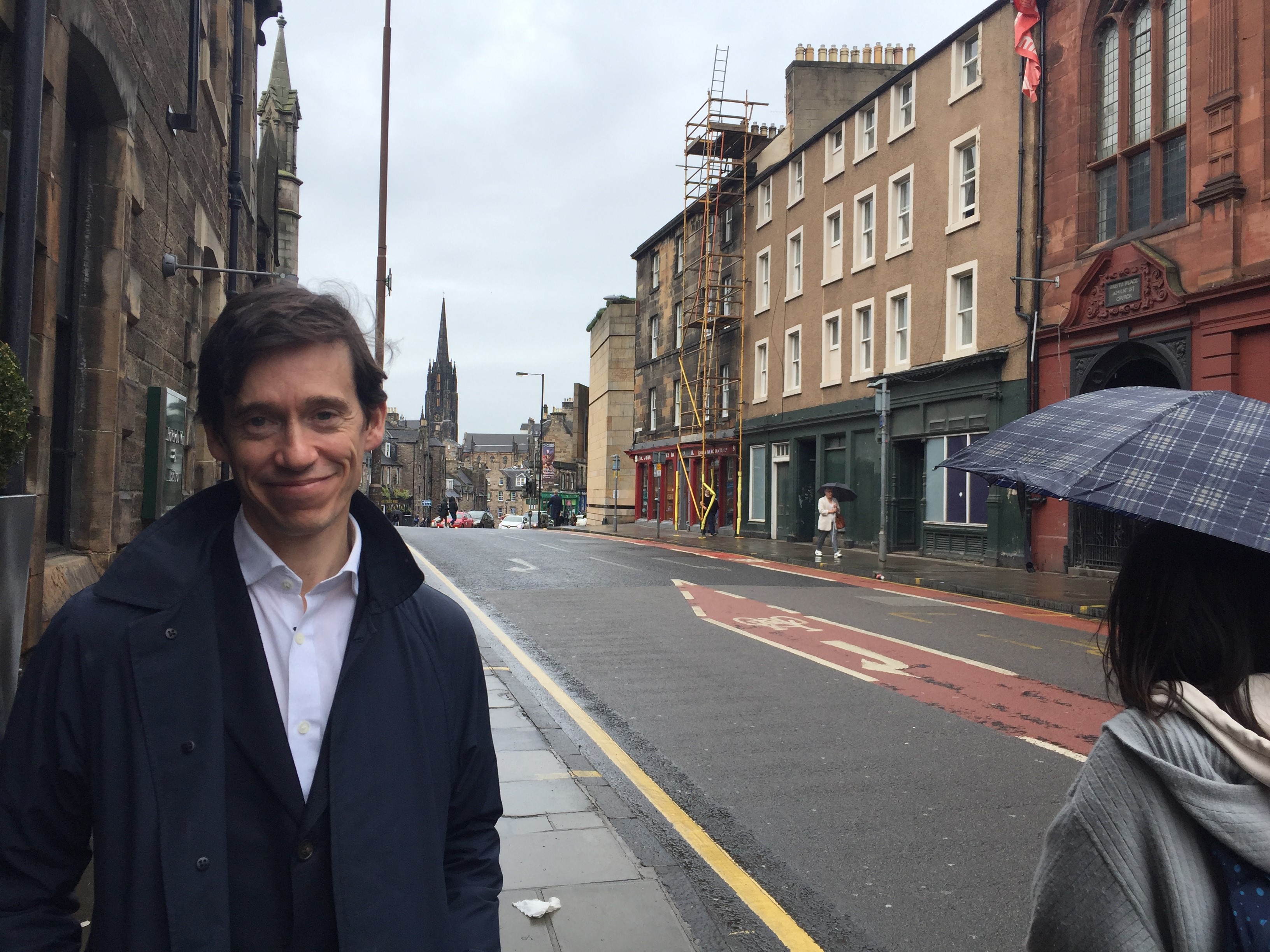 Conservative leadership candidate Rory Stewart in Edinburgh (Tom Eden/PA)
