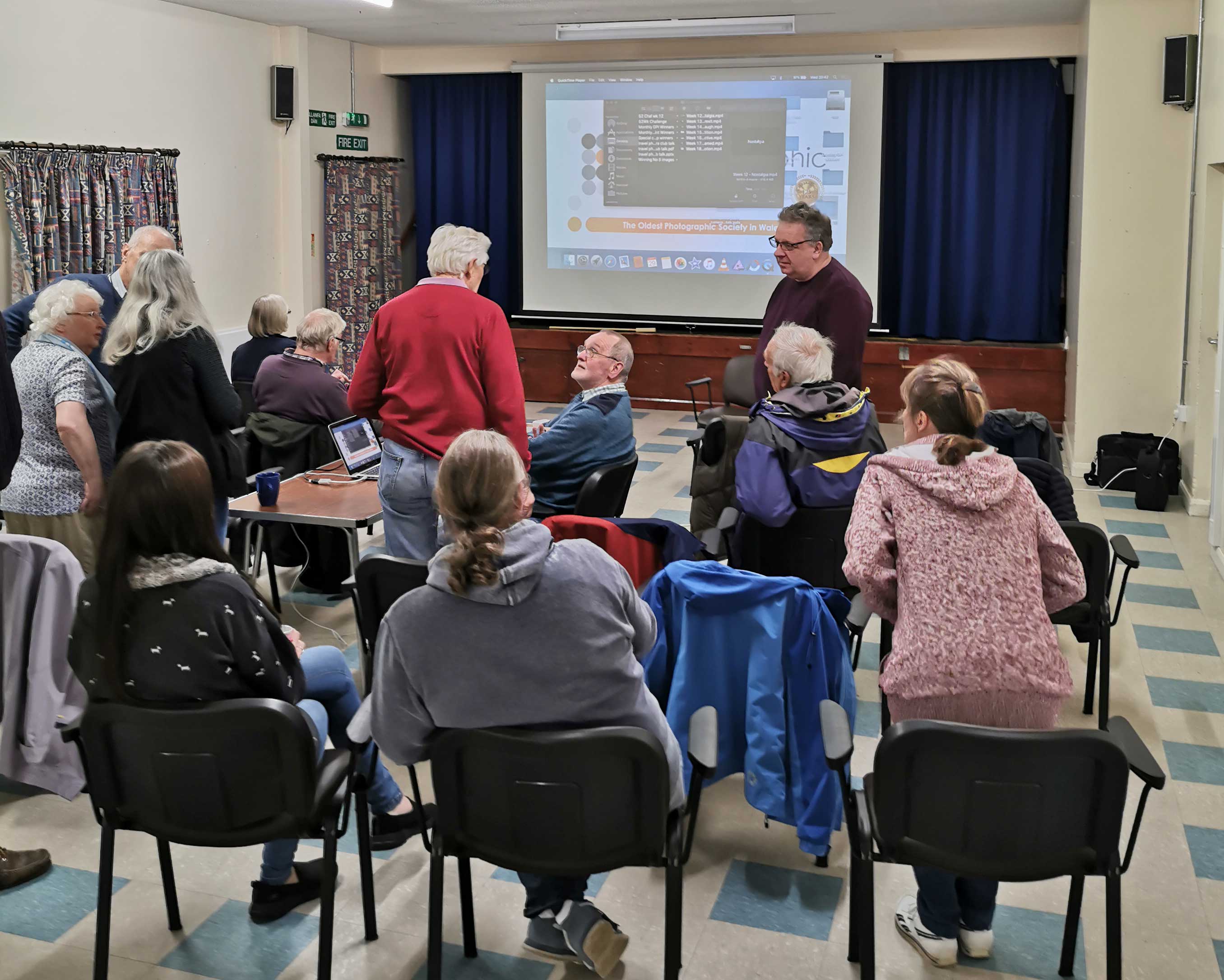 Camera club members gather in Llanelli