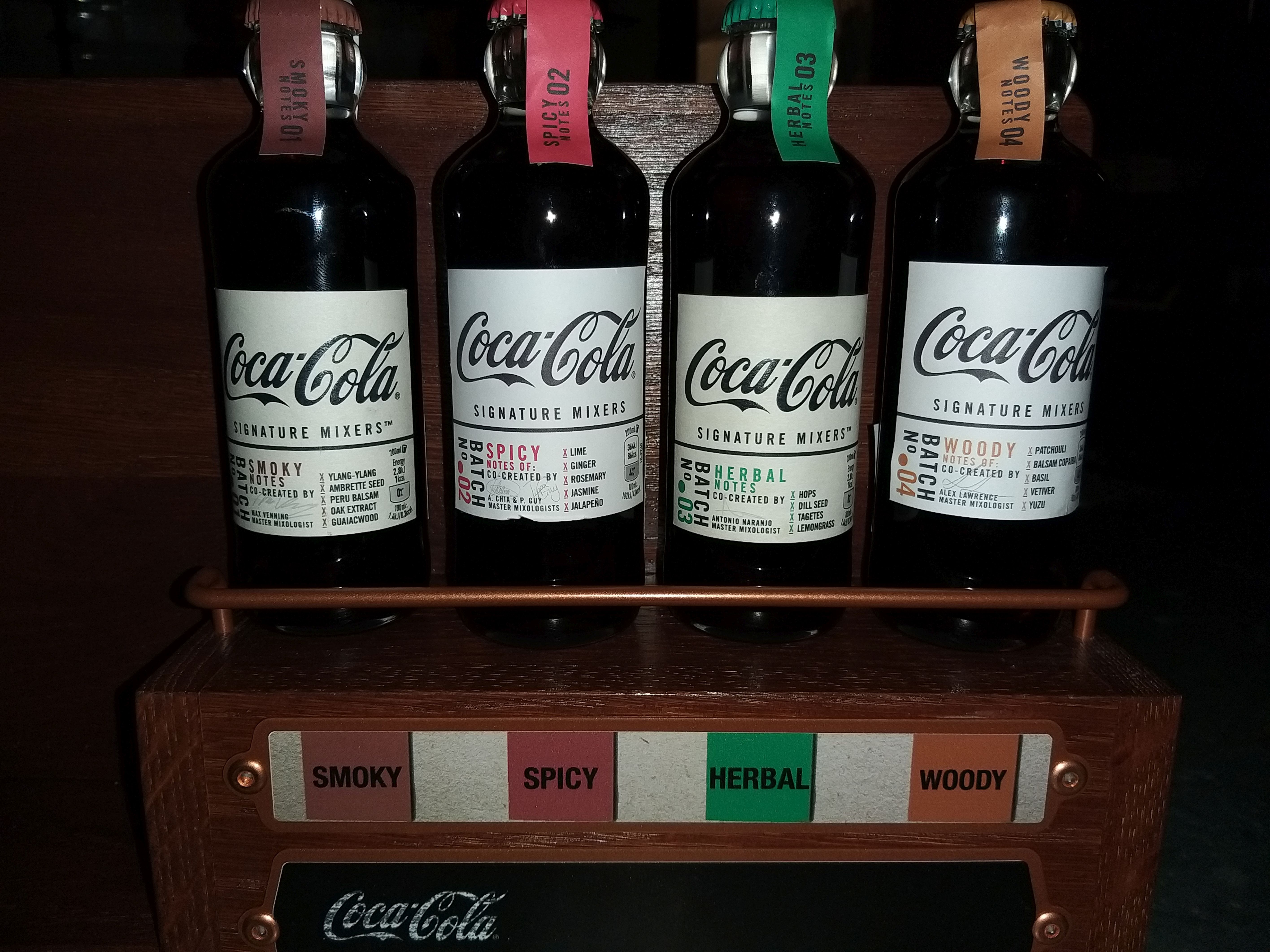 Mixers signature coca cola Coca