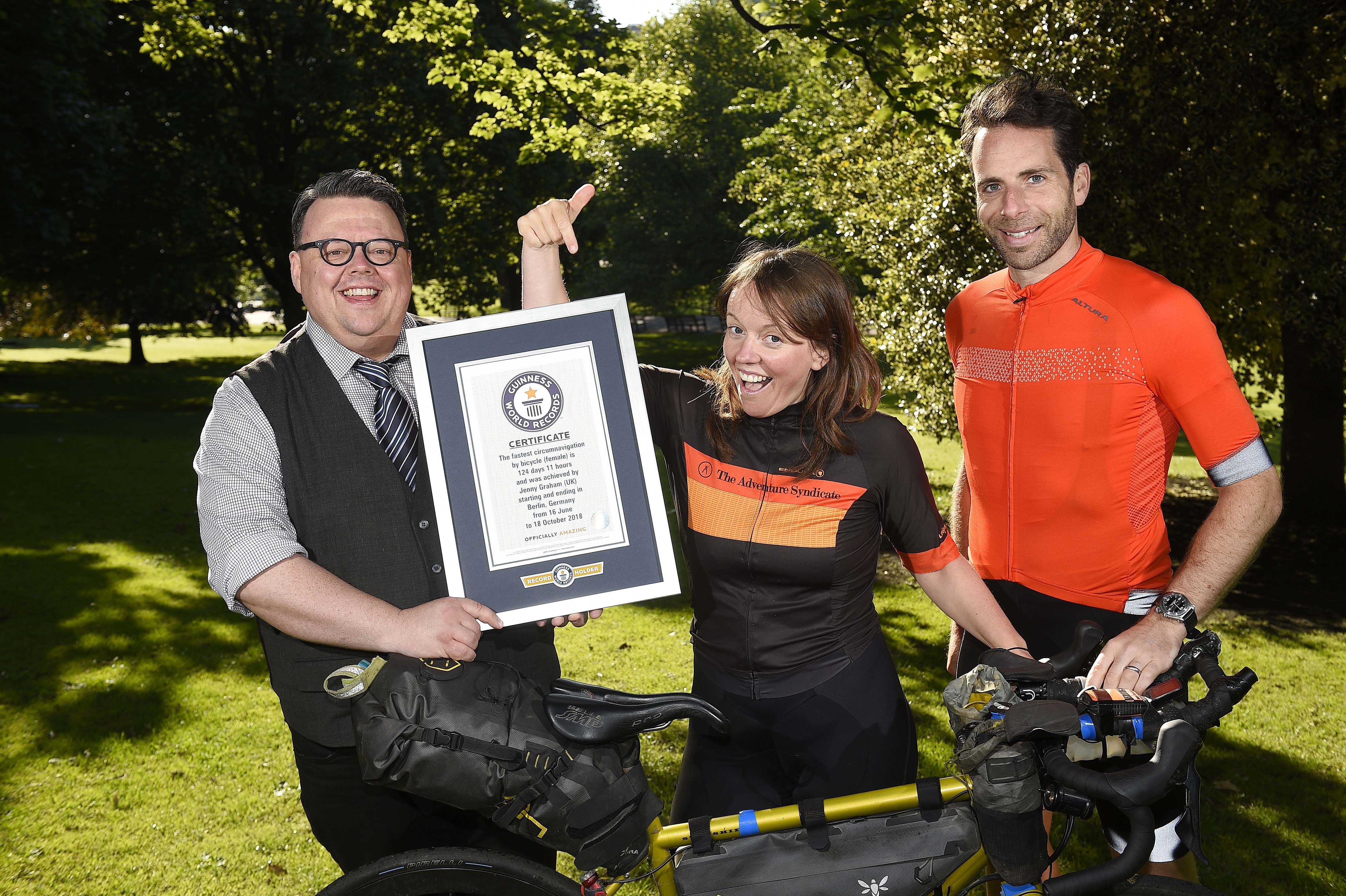 Craig Glenday, Jenny Graham, Mark Beaumont