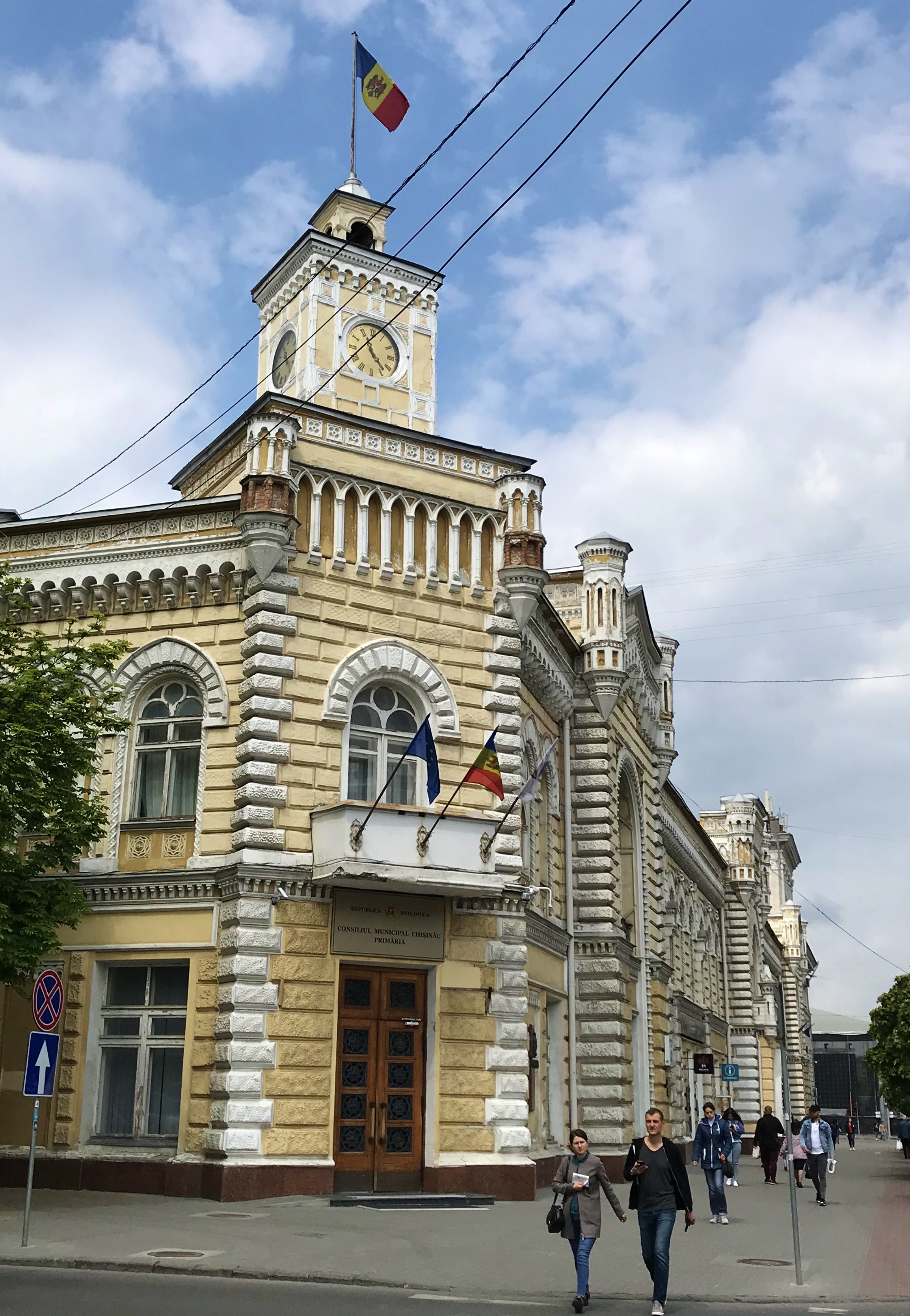 An example of old architecture in Chisinau, Moldova