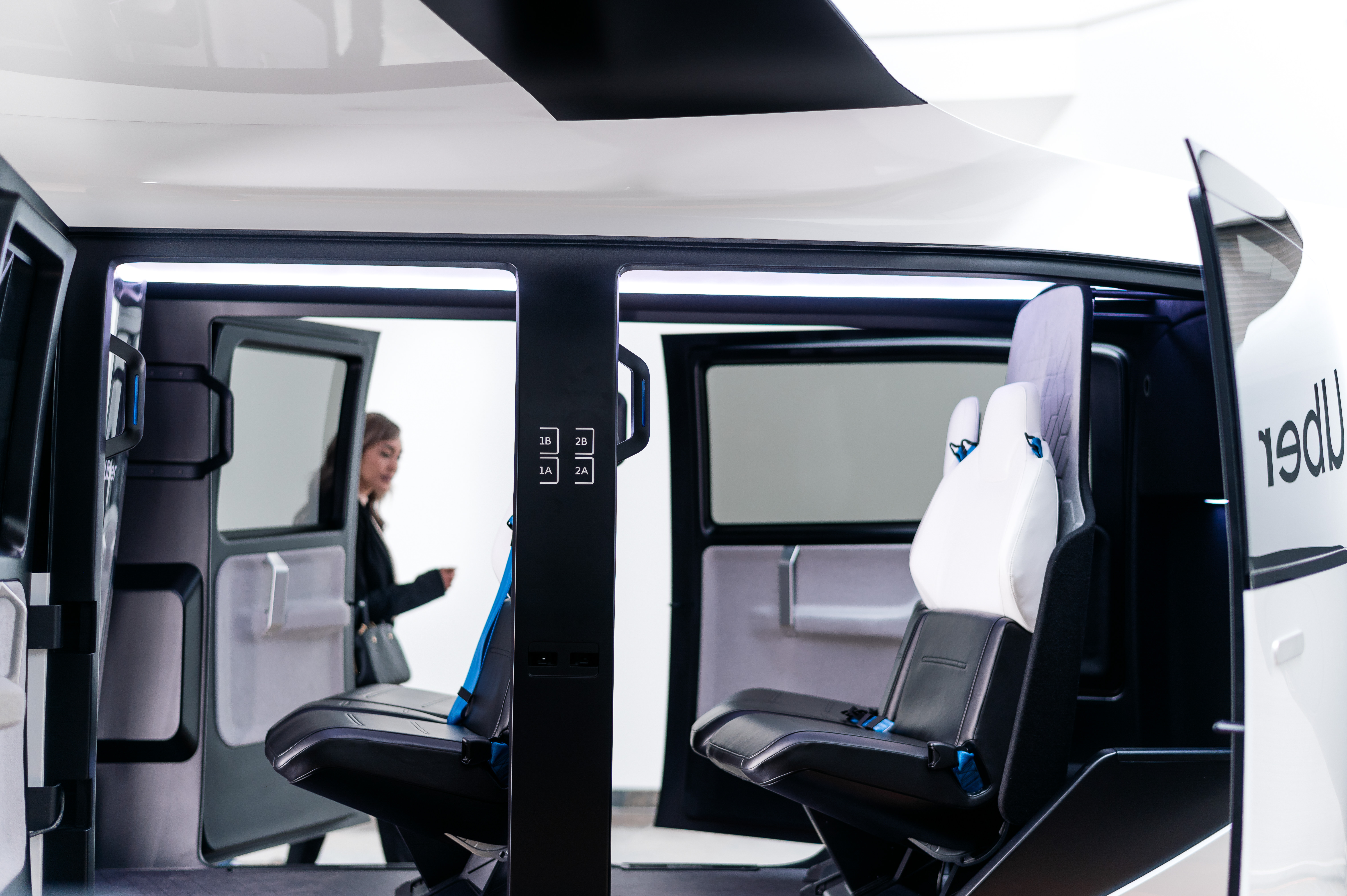 First designs of the inside of Uber Air's flying taxis