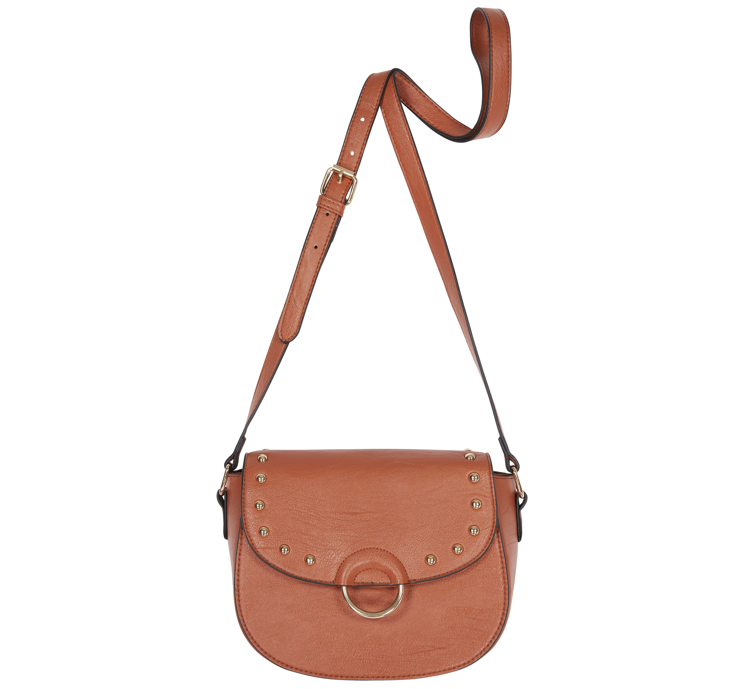 Simply Be Studded Saddle Bag