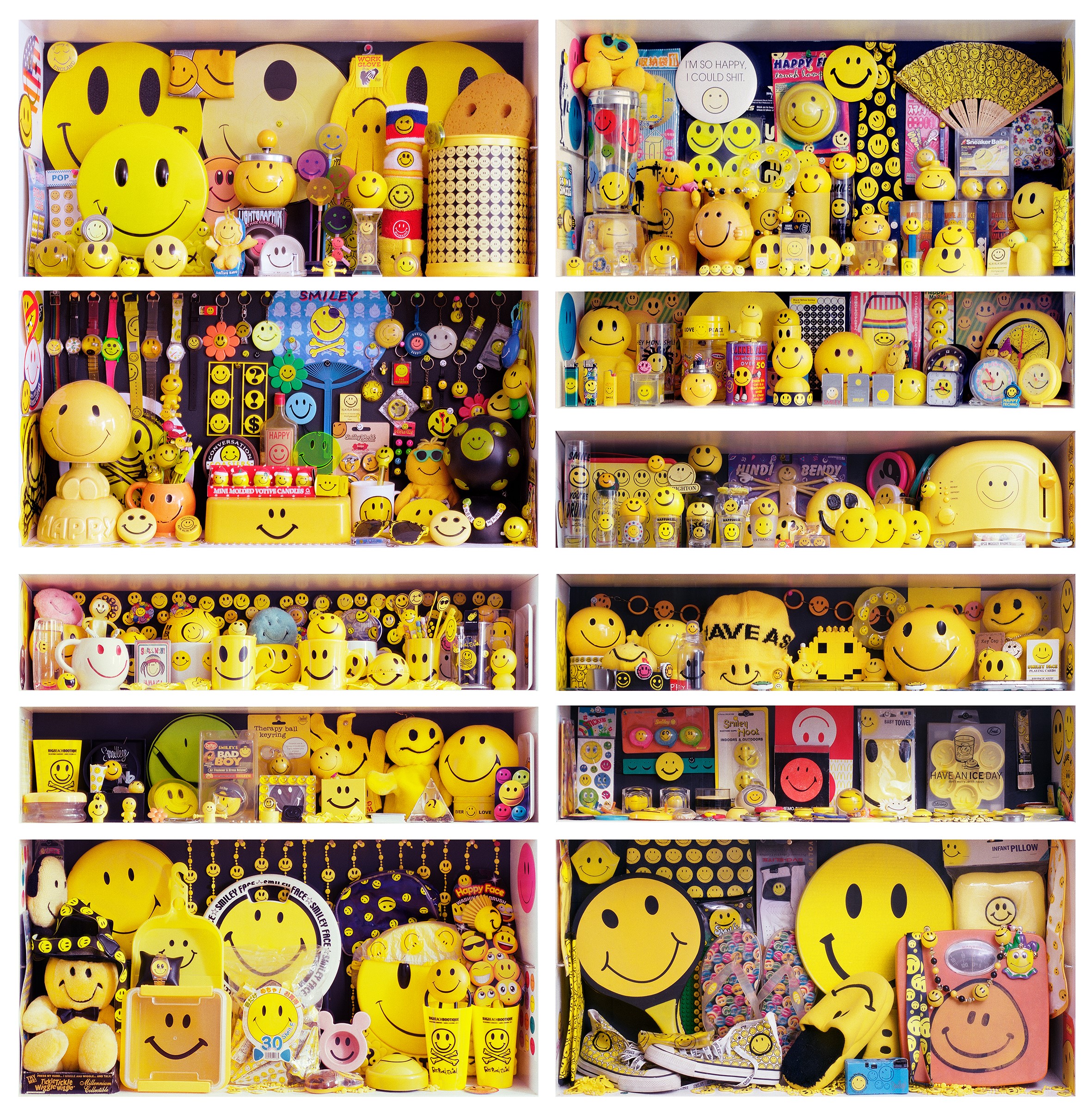 Fatboy Slim's Smiley Collection captured by British photographic artist Mark Vessey (Mark Vessey/PA)