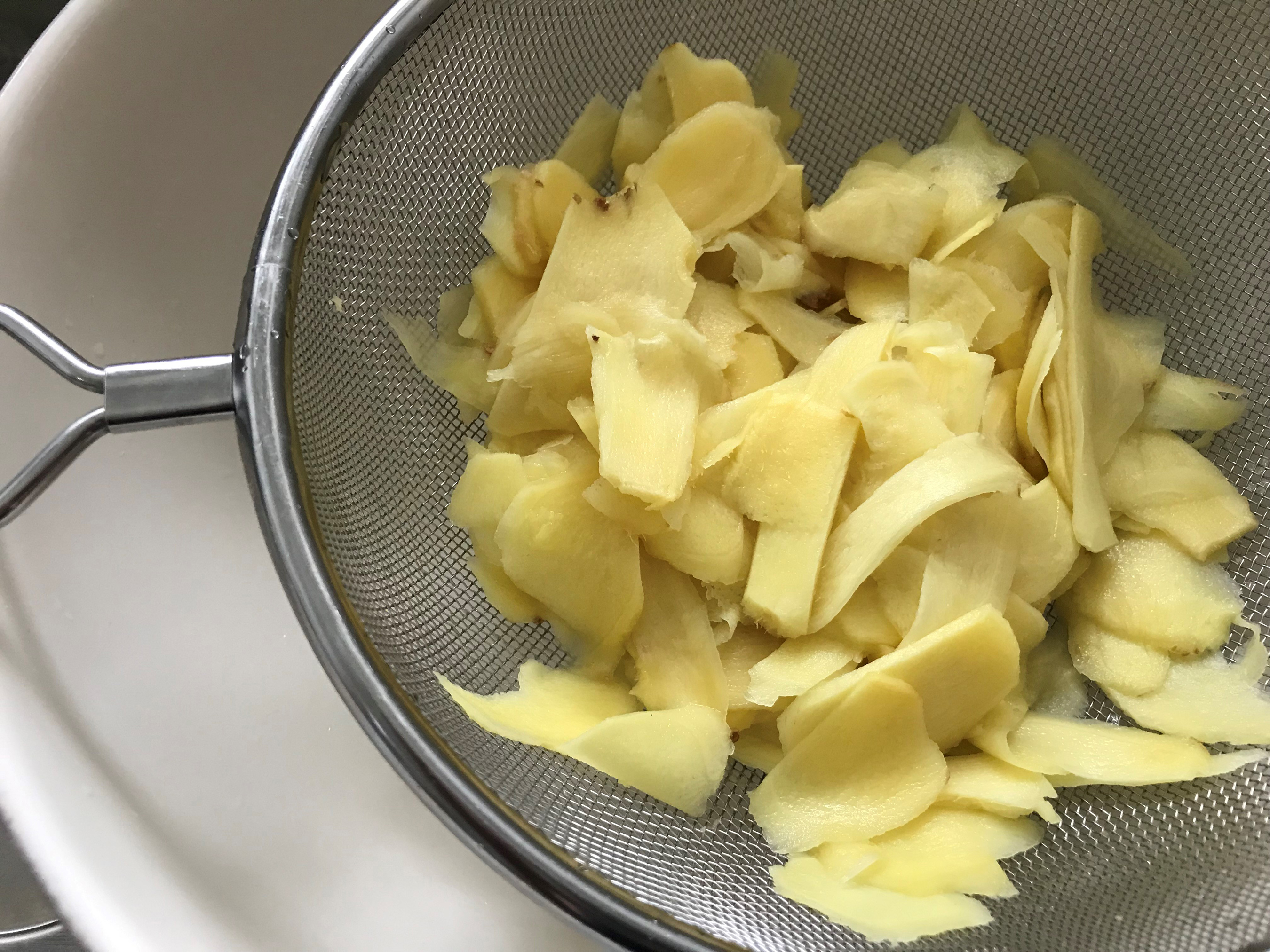 Wafer thin ginger slices (Ella Walker/PA)