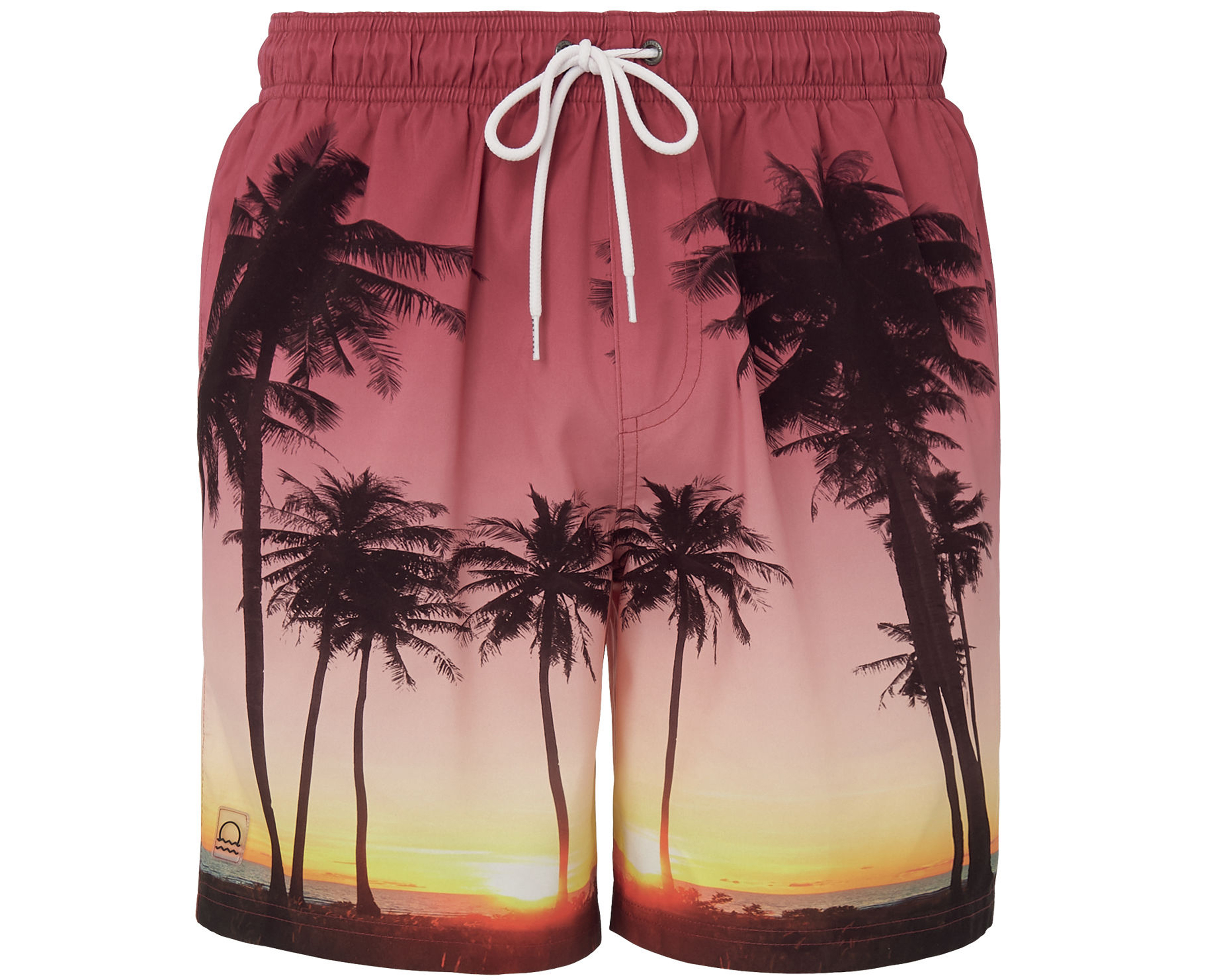 Marks and Spencer Quick Dry Palm Tree Print Swim Shorts