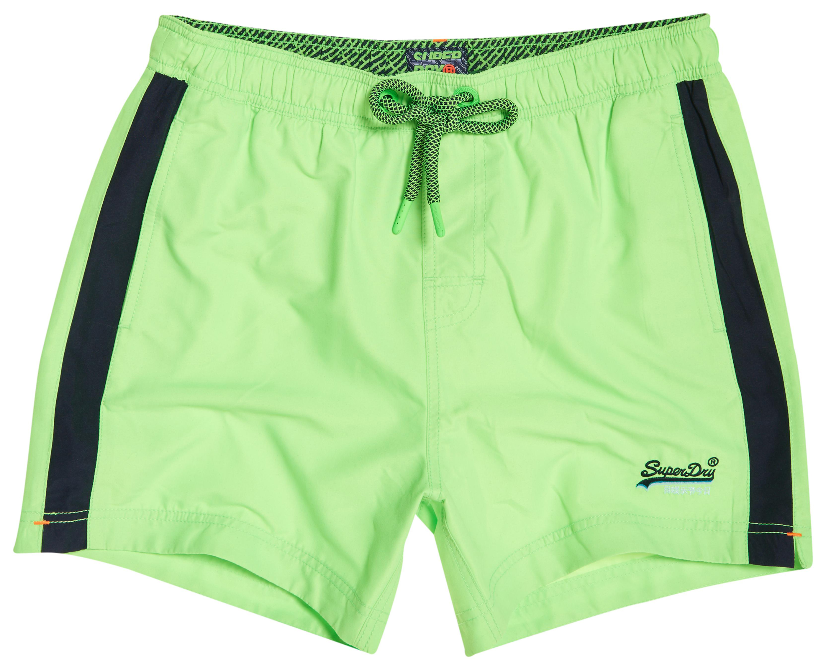 Superdry Sunblast Green Beach Volley Swim Shorts