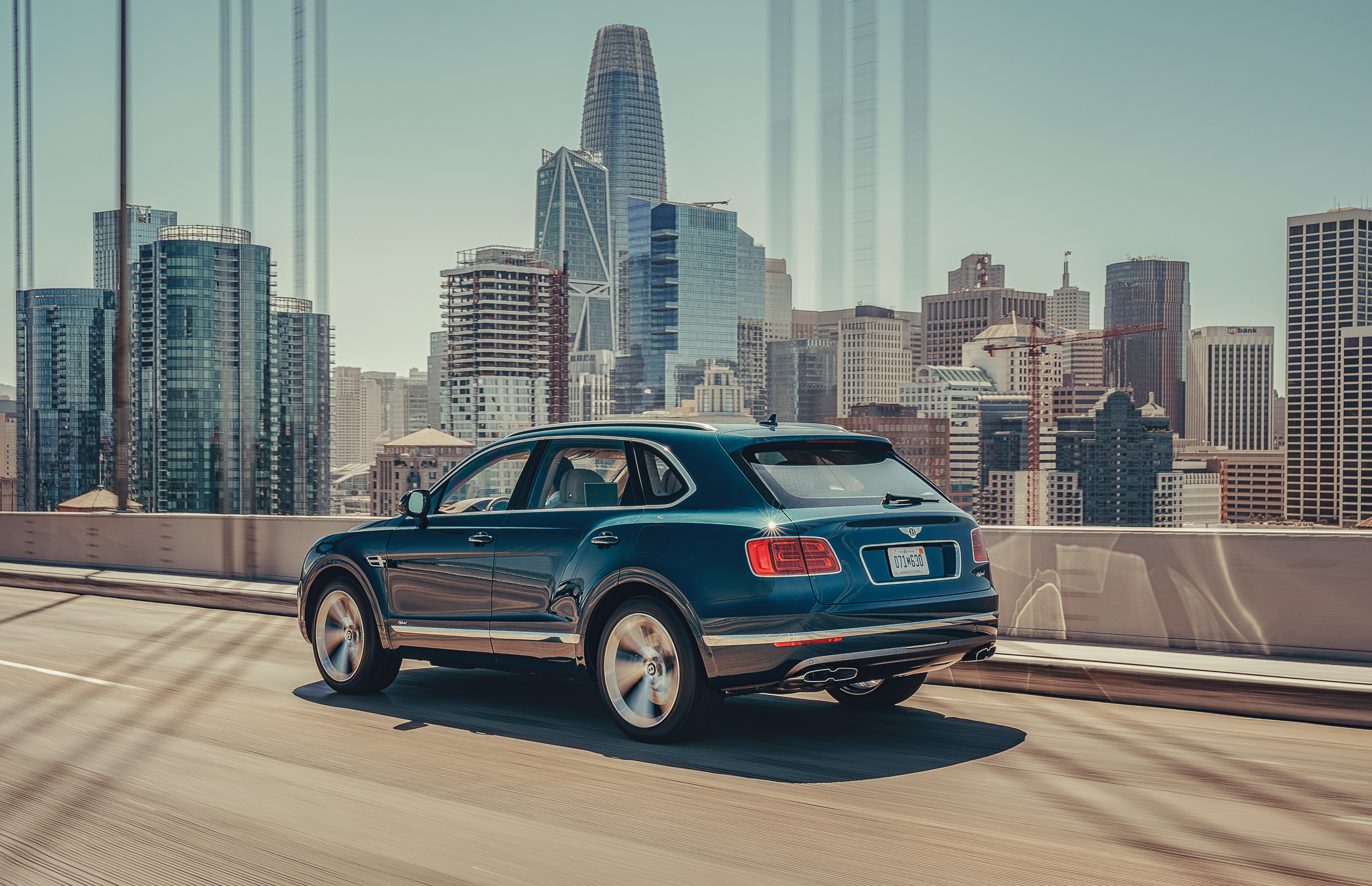 The Bentayga is a large car which is hard to miss