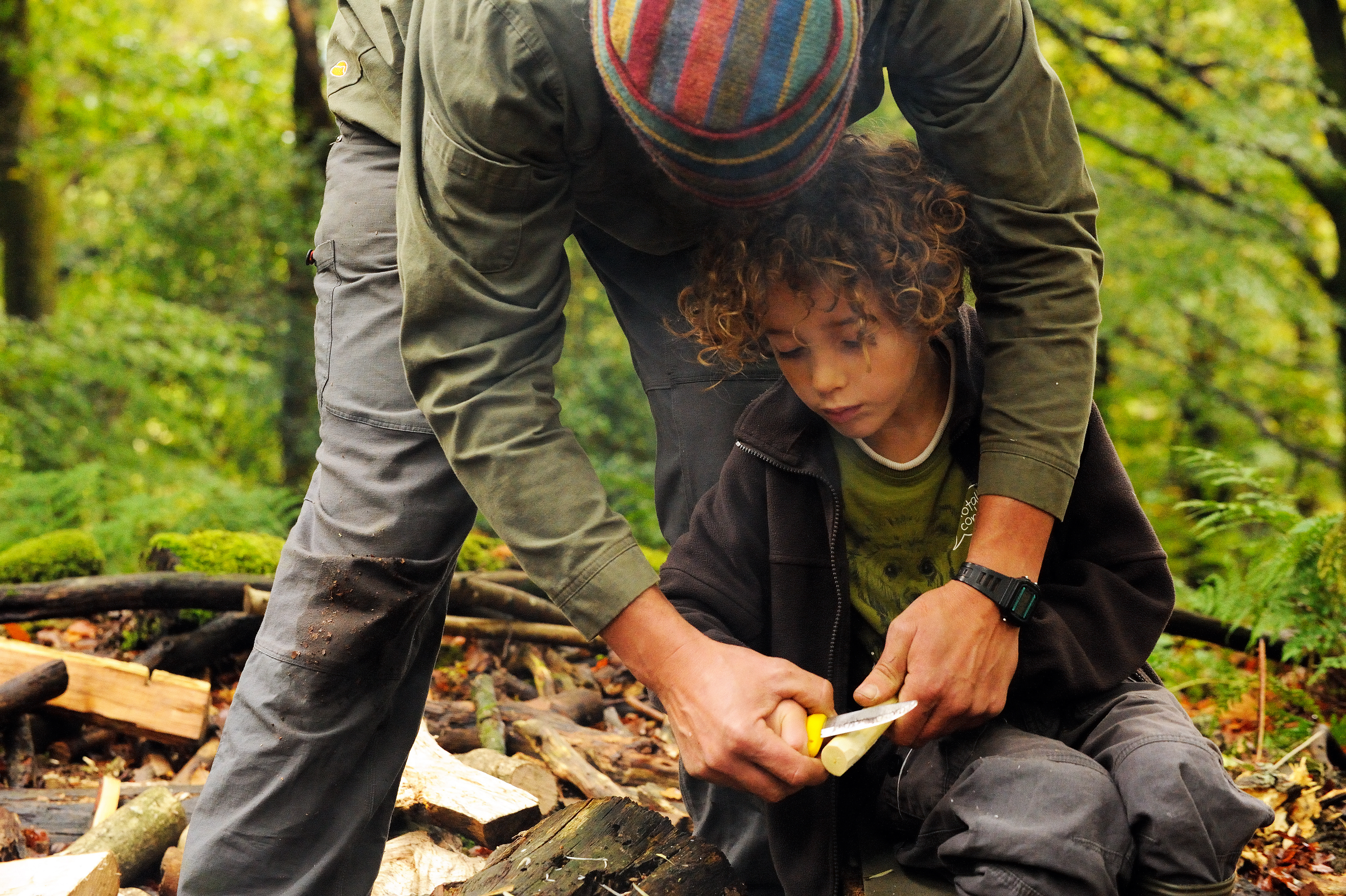 Learn bushcraft skills (John Millar/National Trust Images/PA)