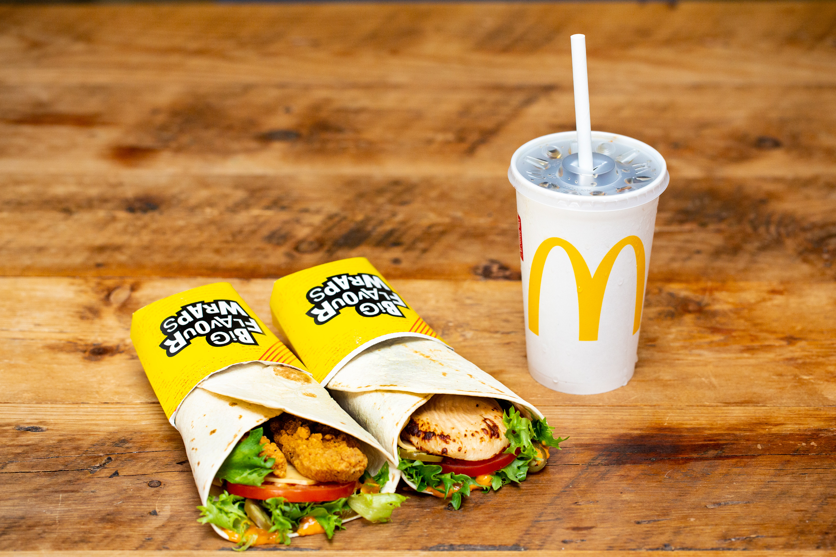 McDonald's new hot Cajun chicken wrap (McDonald's/PA)