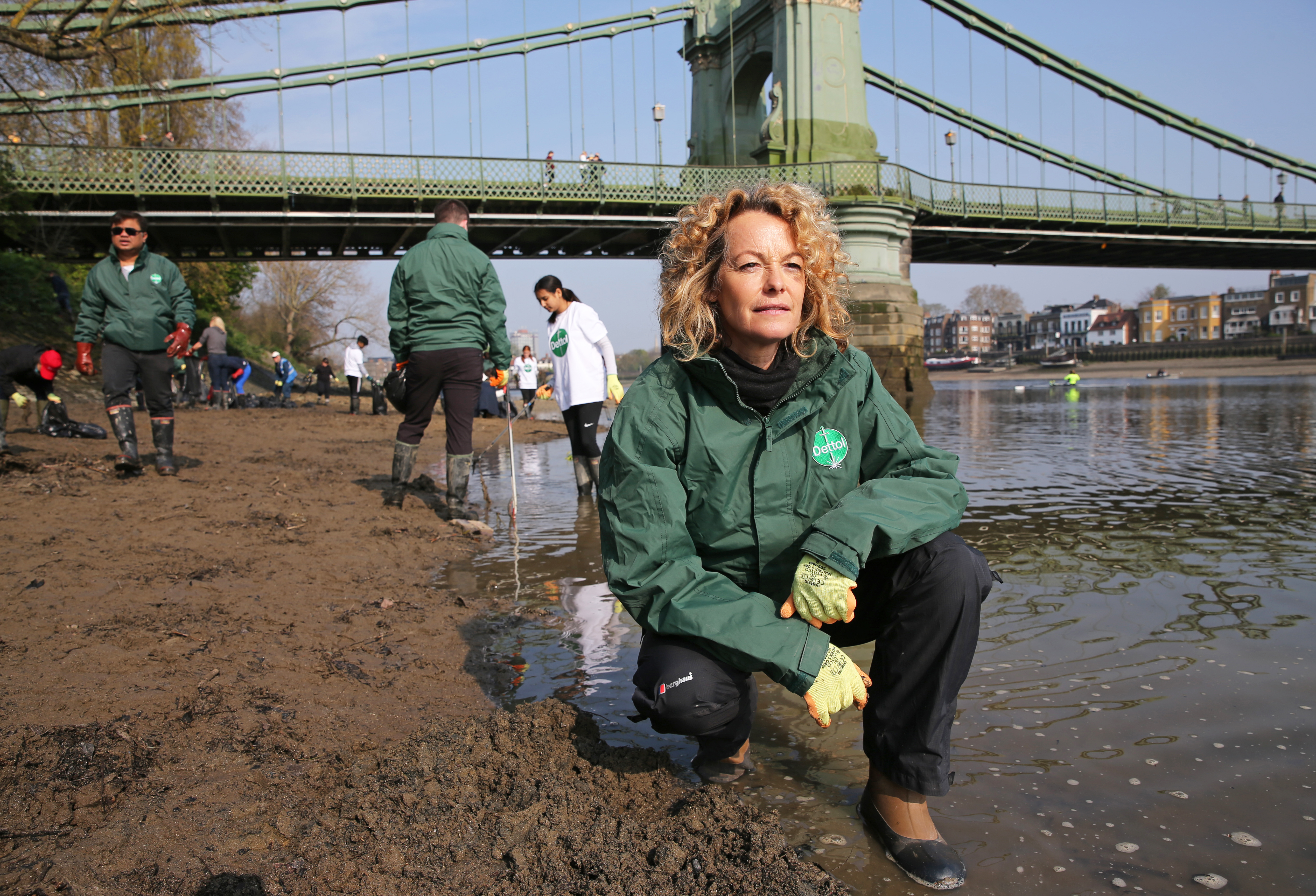Kate Humble by the Thames
