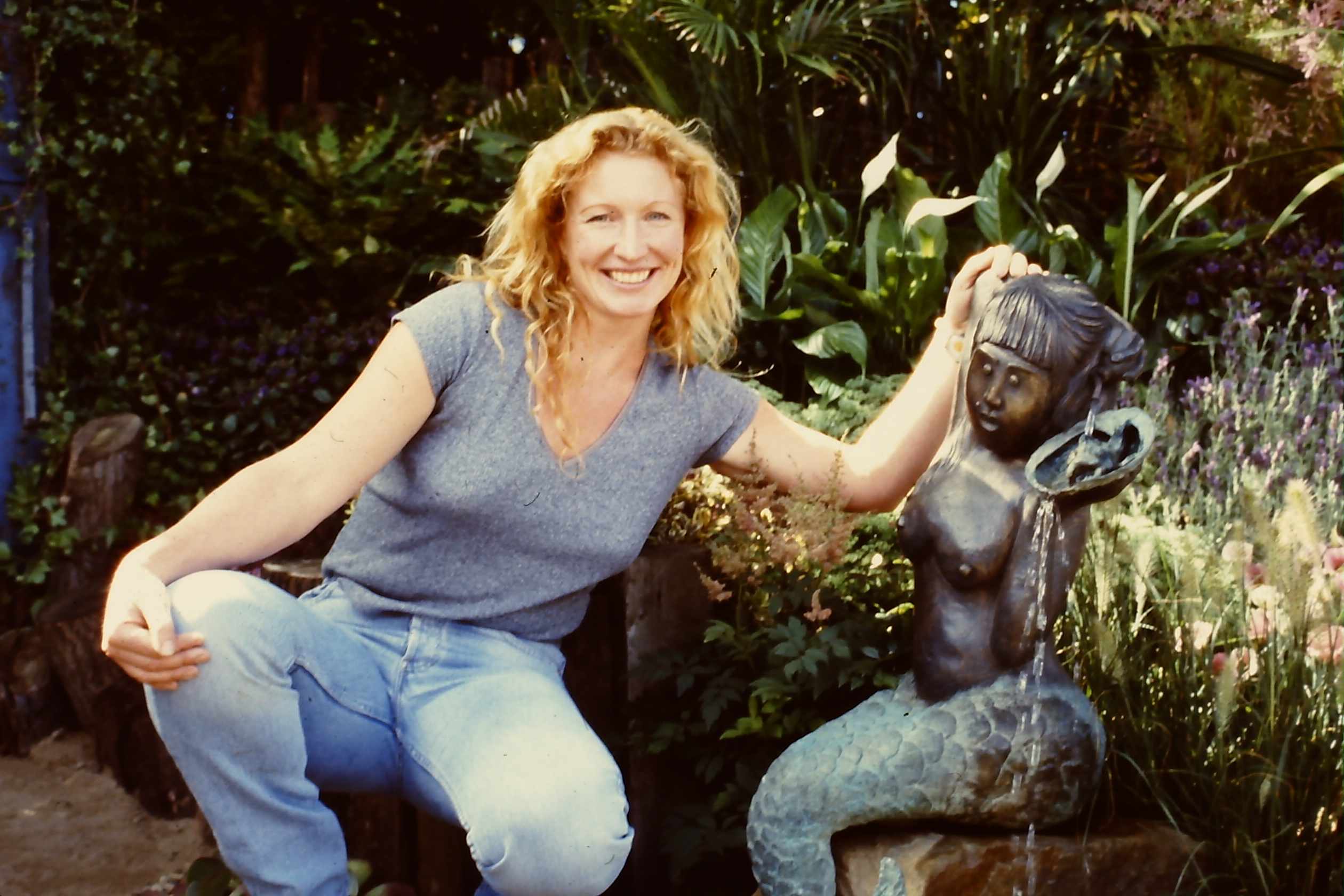 Charlie Dimmock at Southport Flower Show in 1999 (Southport Flower Show/PA)