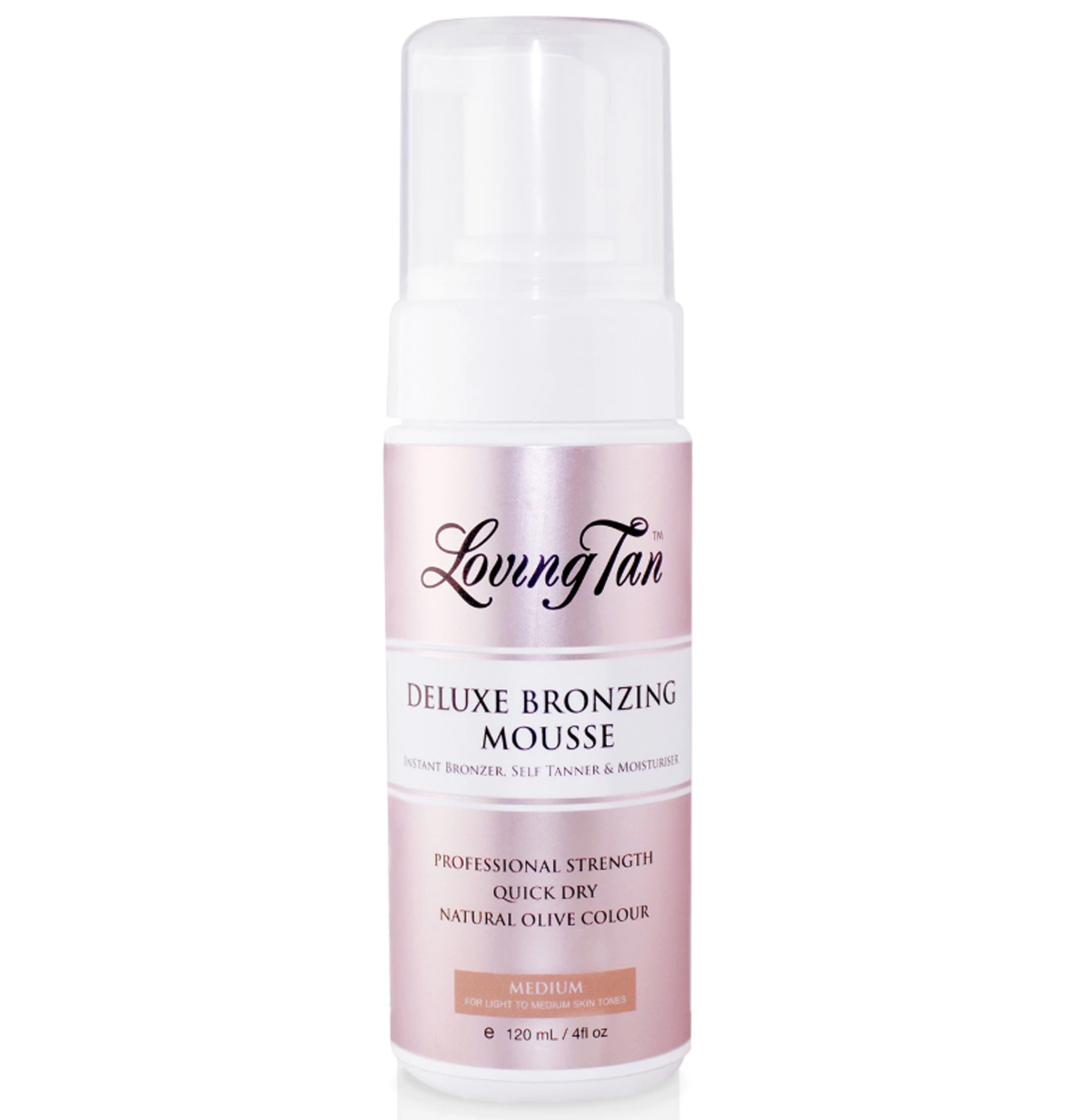 Loving Tan Deluxe Bronzing Mousse Medium for Self Tanning
