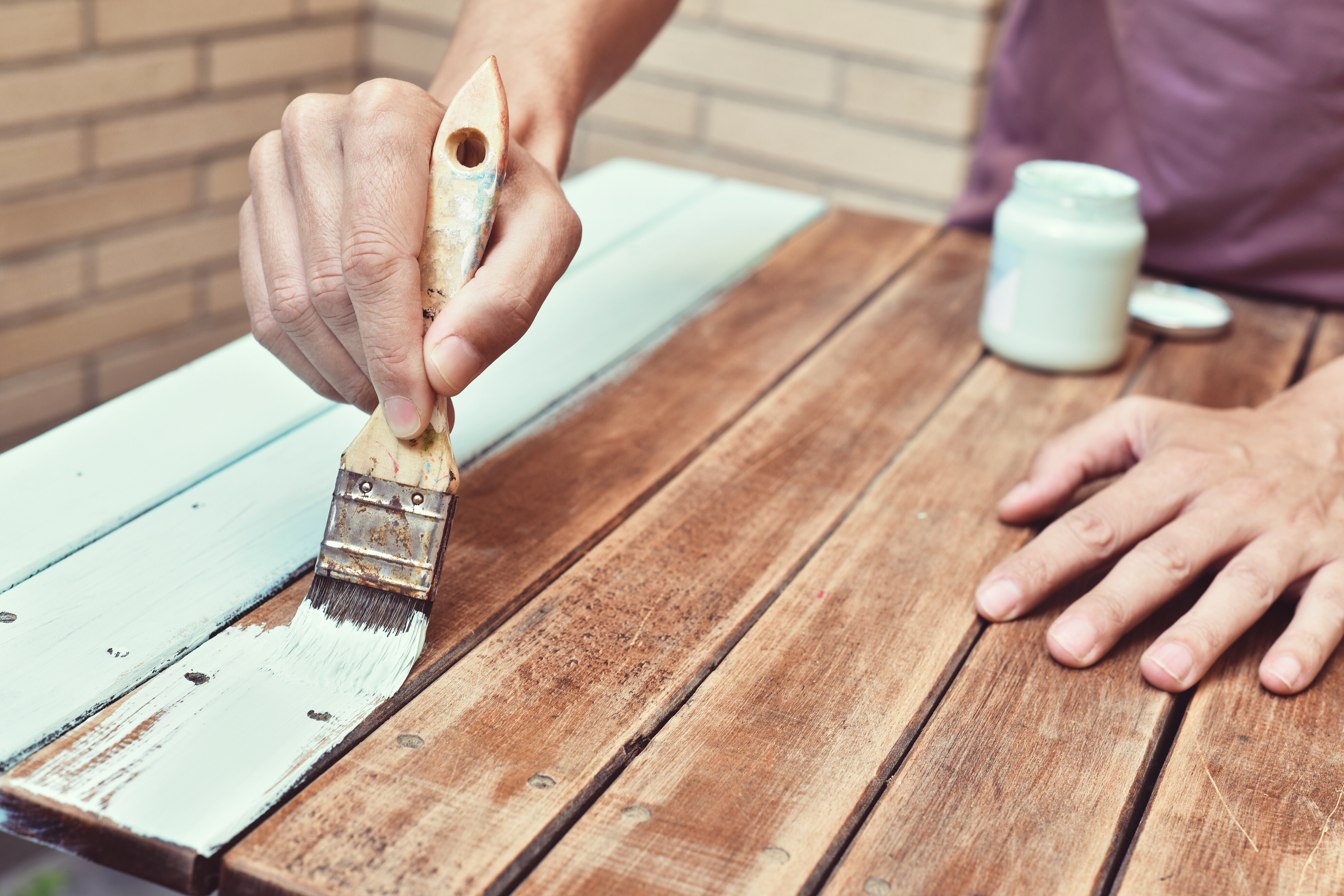 Painting a table