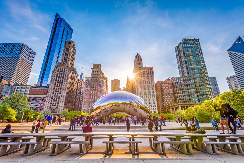 Anish Kapoor's Cloudgate in Millennium Park (iStock/PA)
