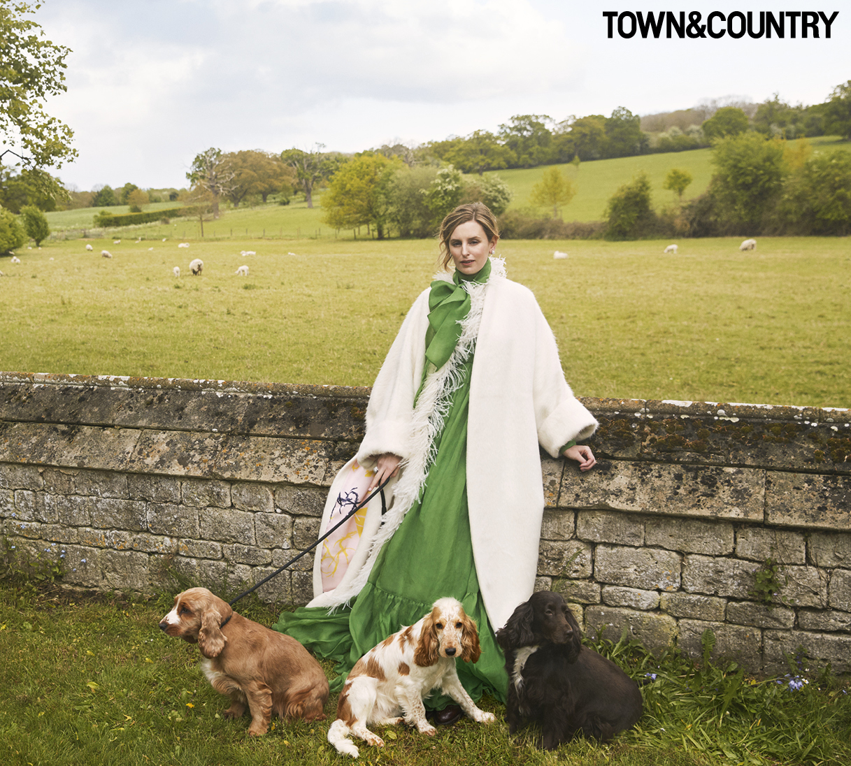 Laura Carmichael in Town & Country magazine 
