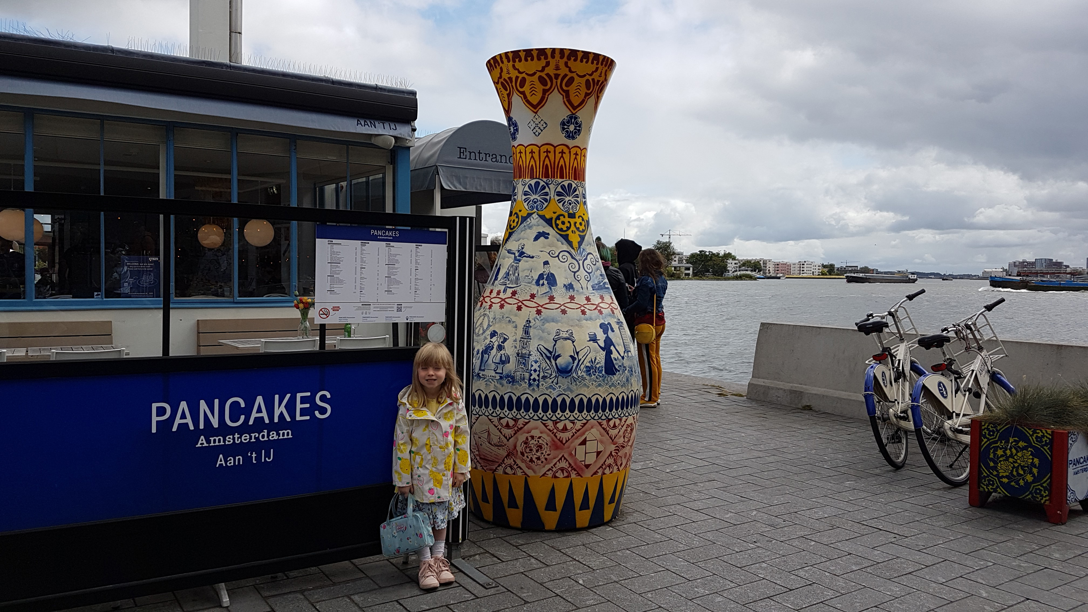 Jessica outside PANCAKES (Kirsty Masterman/PA)