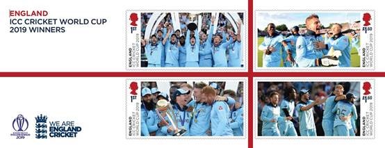 Royal Mail's England Men's Miniature Sheet. (Royal Mail/PA)