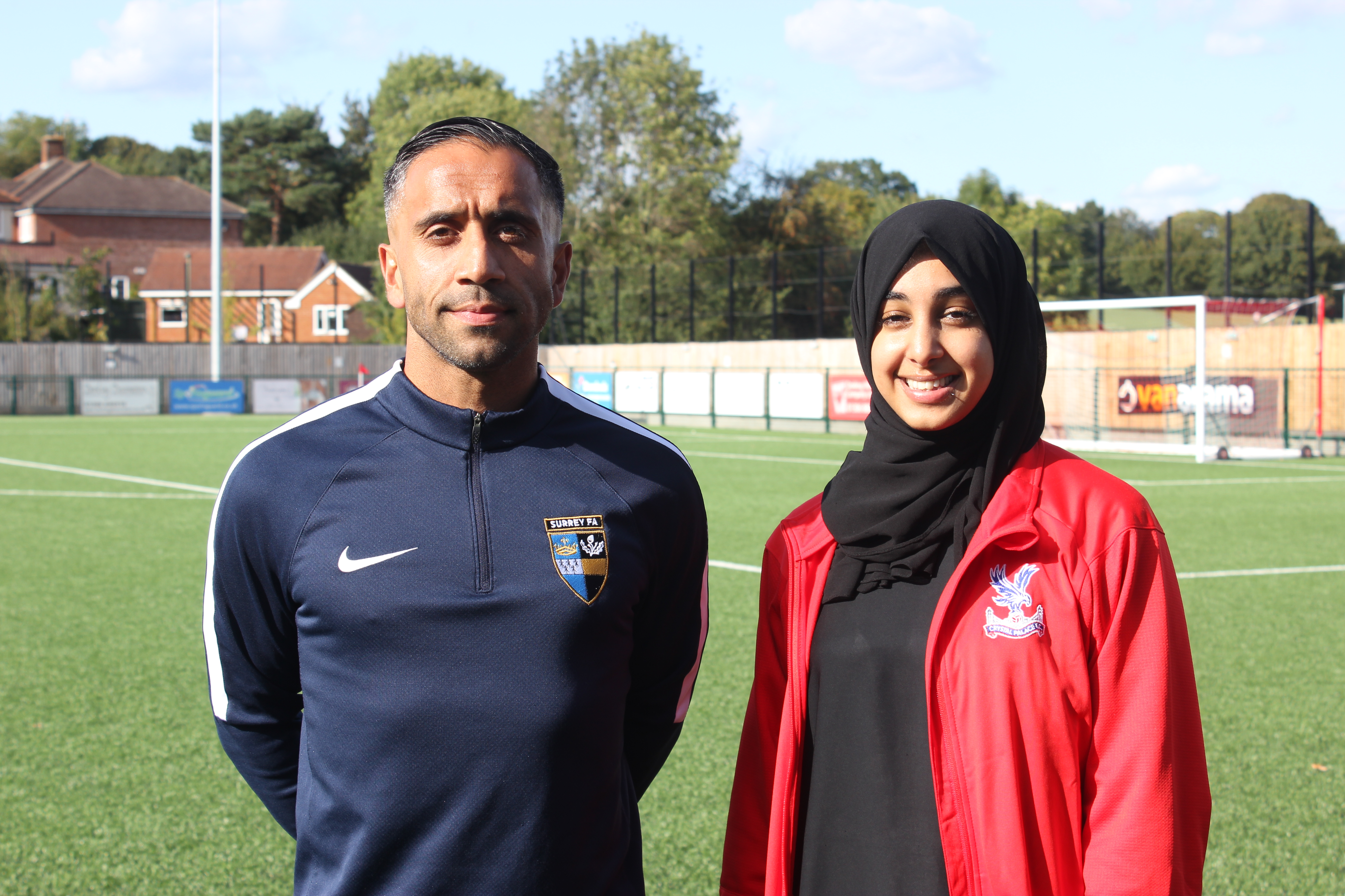 Raya Ahmed (right) sees a positive outlook for inclusion