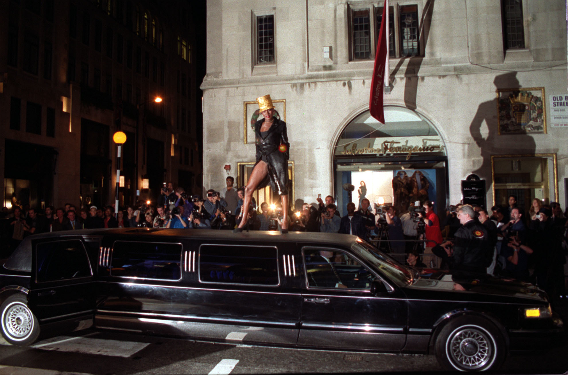 Grace Jones in Philip Treacy hat
