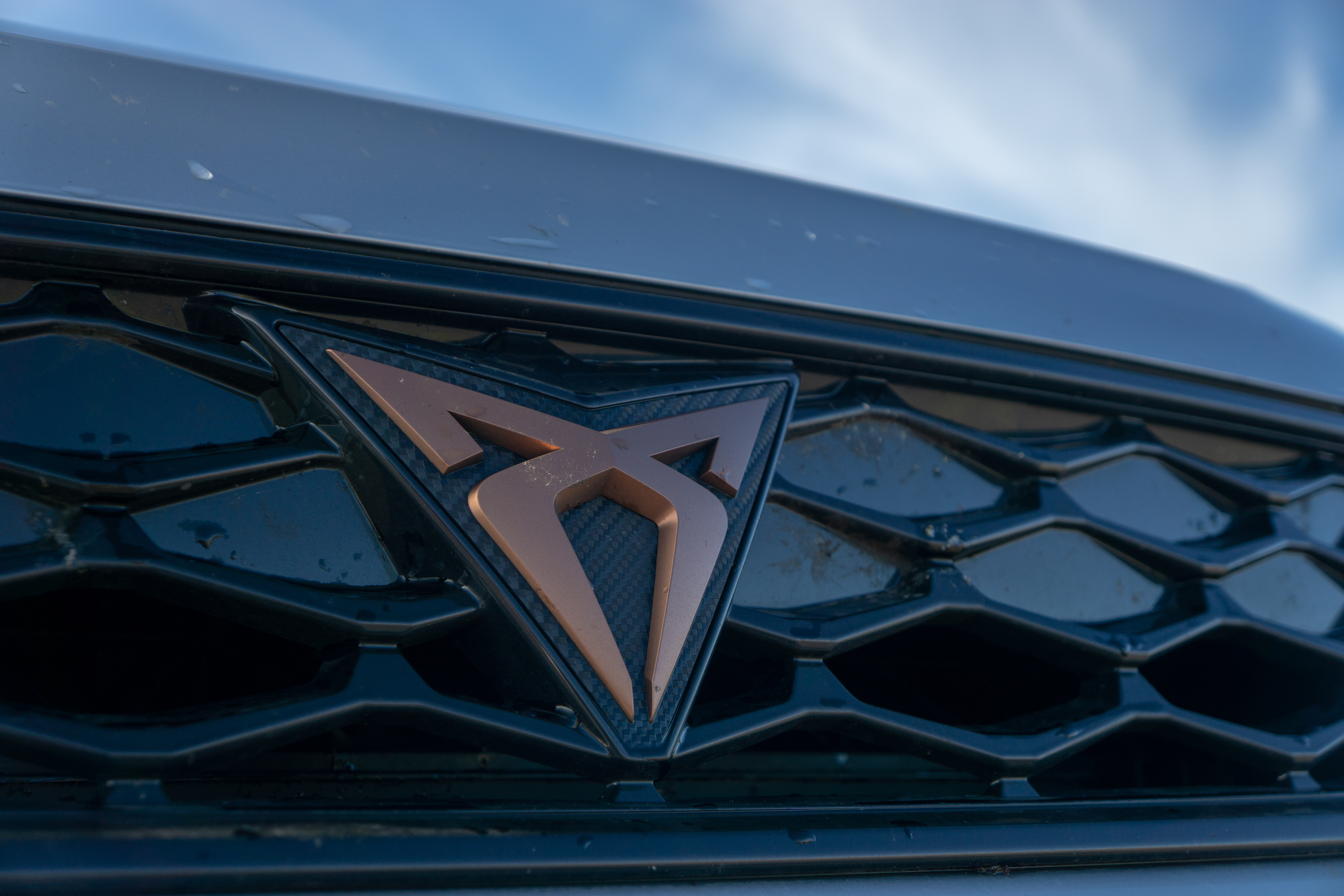 Cupra's own badges adorn the front